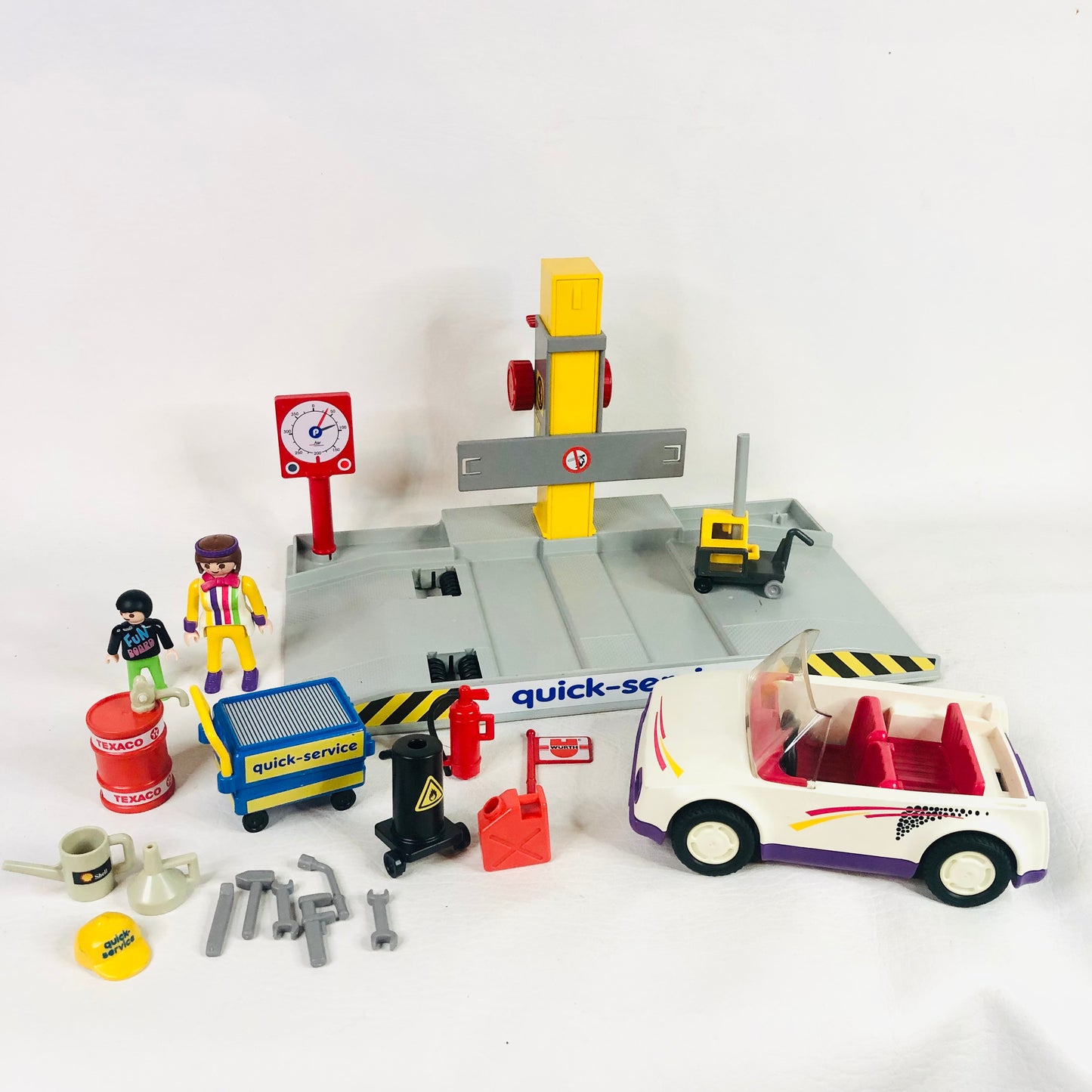 Playmobil 3615 Quick Service Garage Play Set With Accessories Rare Vintage 90s