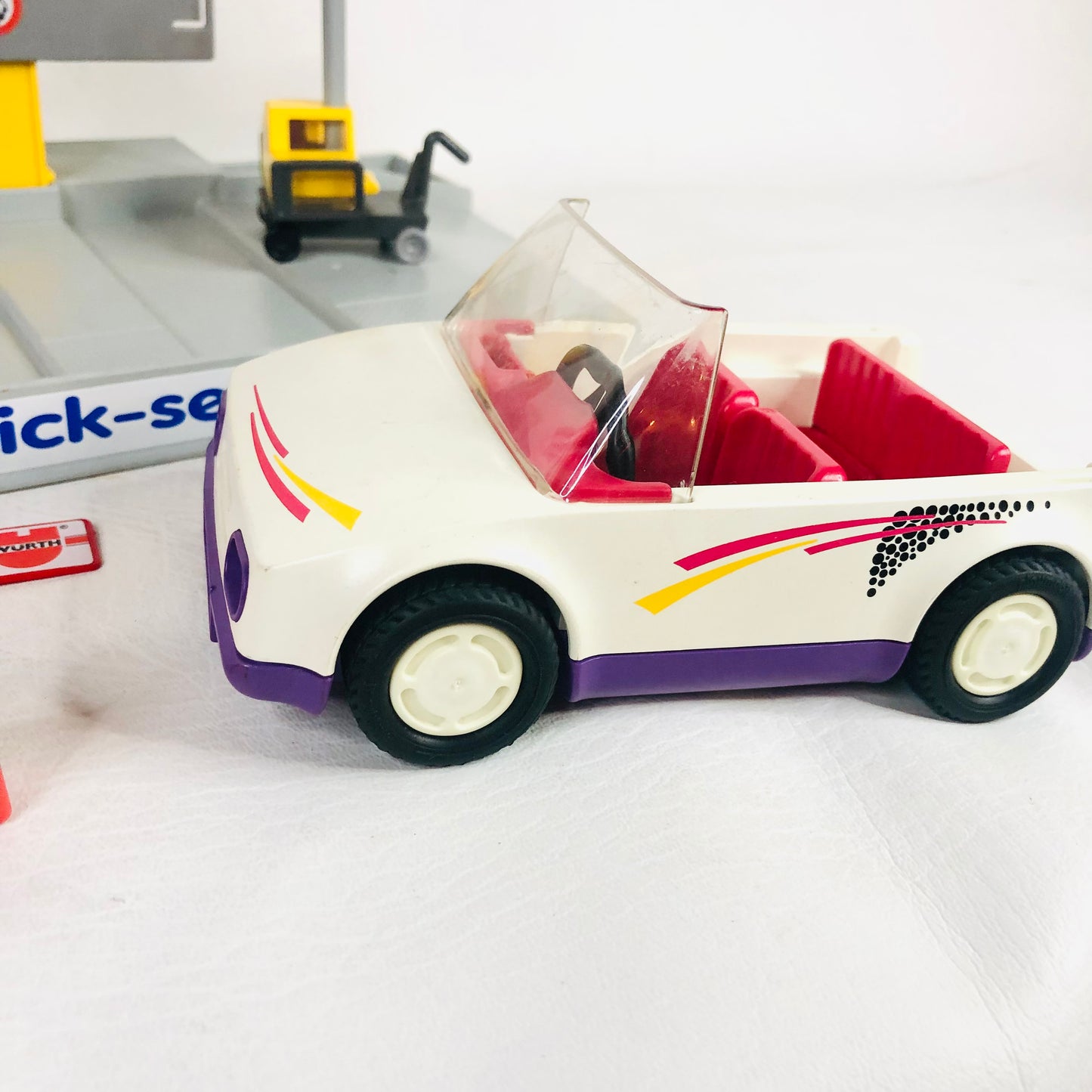 Playmobil 3615 Quick Service Garage Play Set With Accessories Rare Vintage 90s