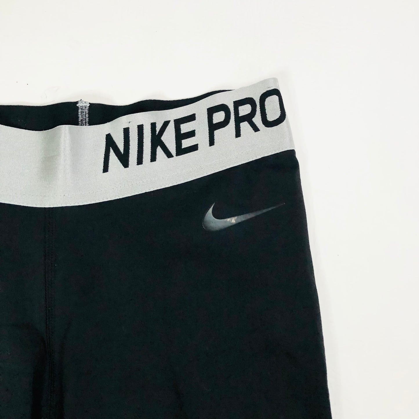 Nike Pro Dri Fit Warm Activewear Leggings Black / Grey Women's Size Small