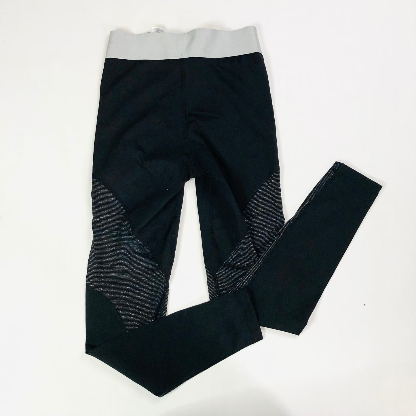 Nike Pro Dri Fit Warm Activewear Leggings Black / Grey Women's Size Small