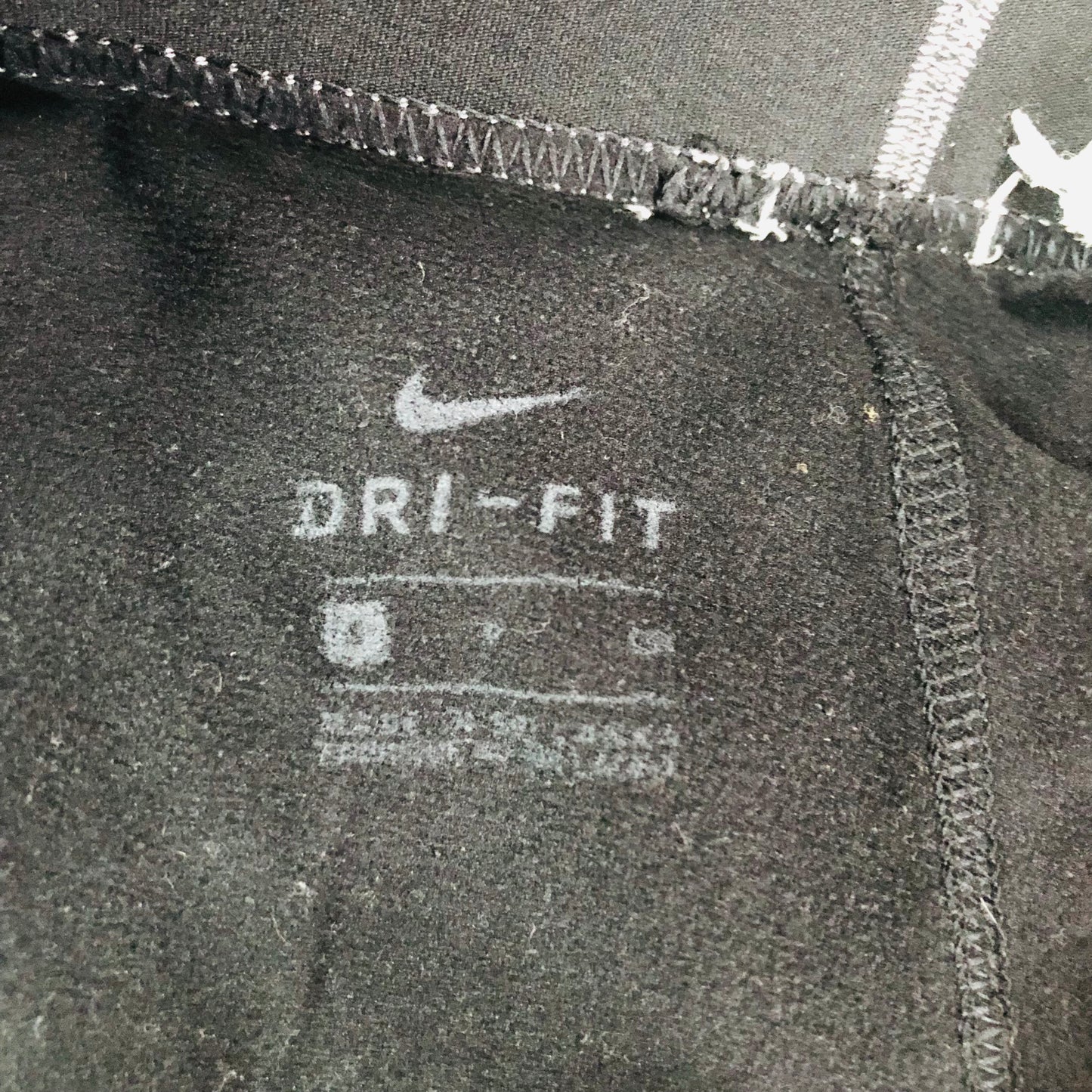 Nike Pro Dri Fit Warm Activewear Leggings Black / Grey Women's Size Small