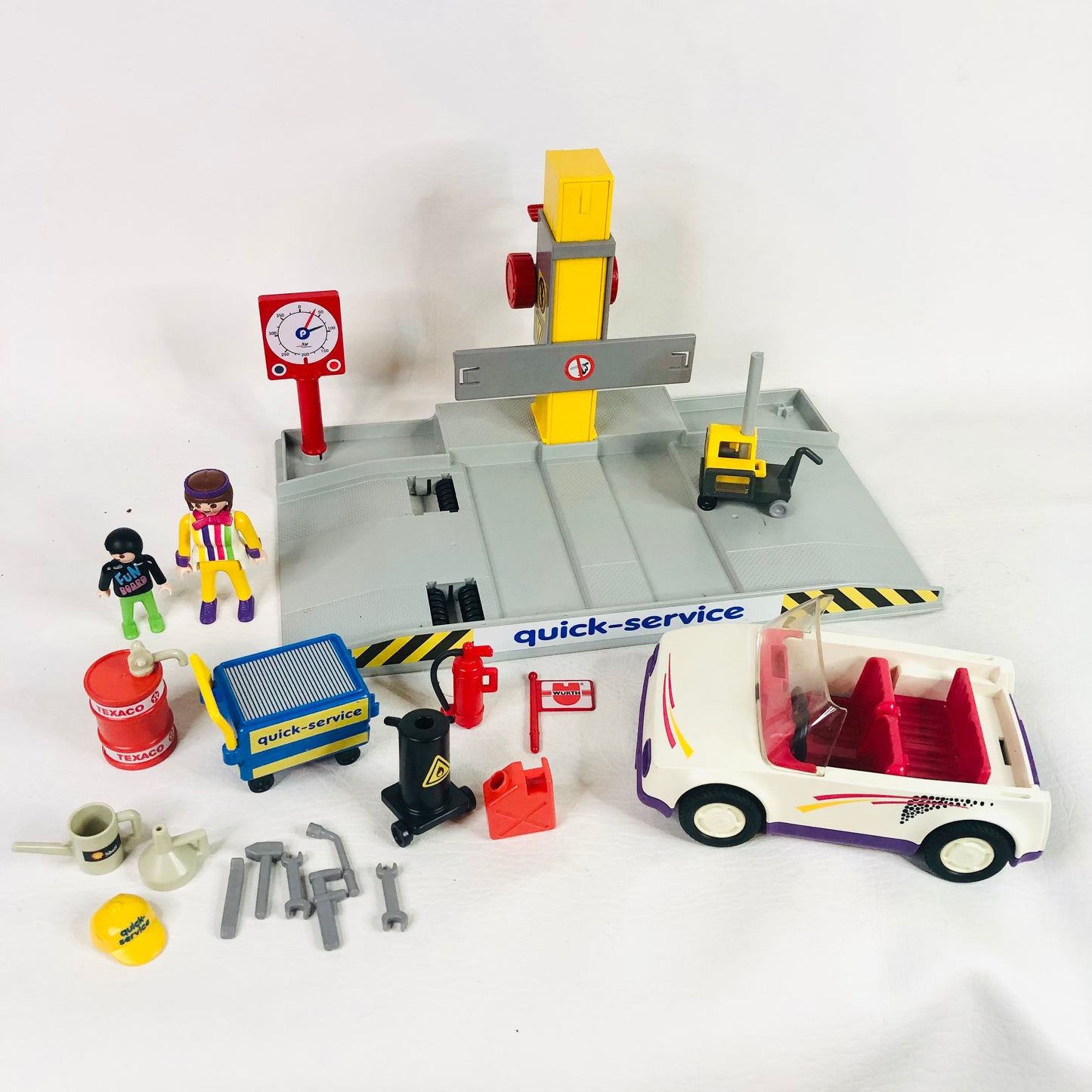 Playmobil 3615 Quick Service Garage Play Set With Accessories Rare Vintage 90s