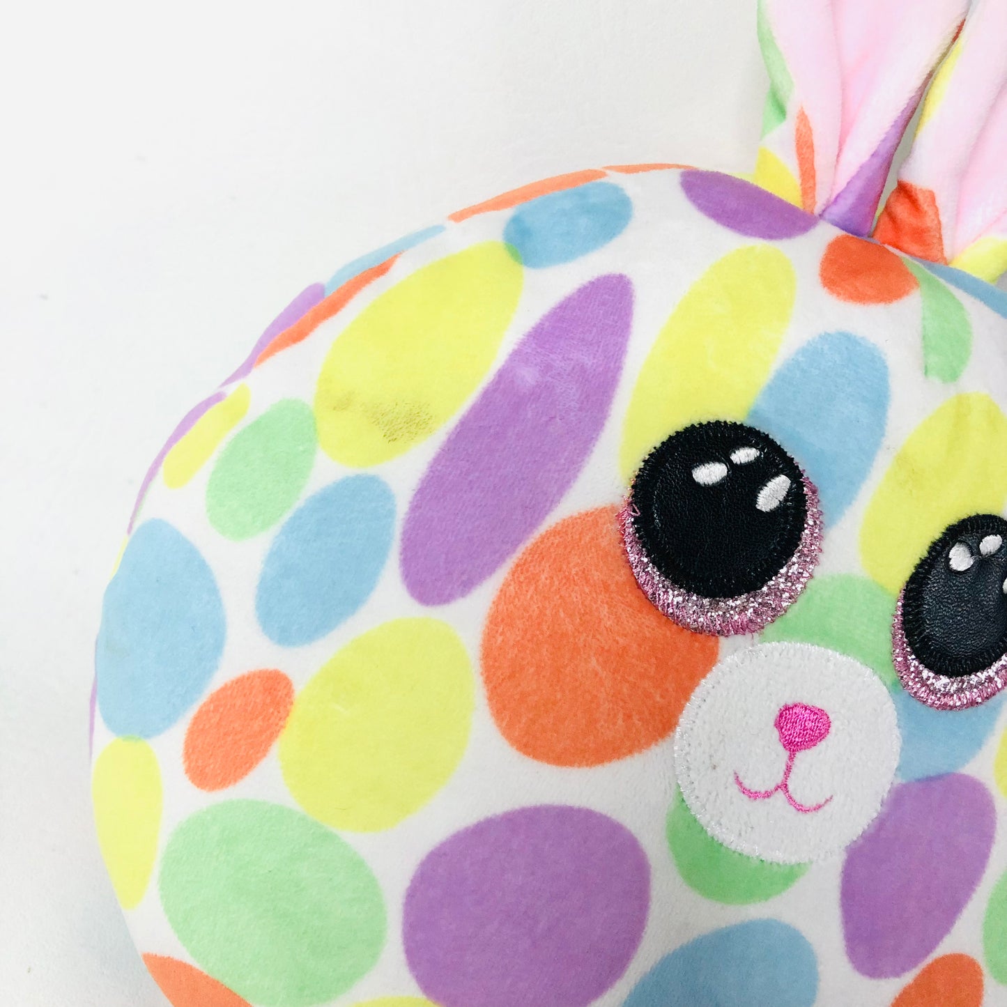 2x Ty Beanie Squish-a-Boo Milkshake The Cow & Bloomy the Pastel Easter Bunny Soft Toy Pillows