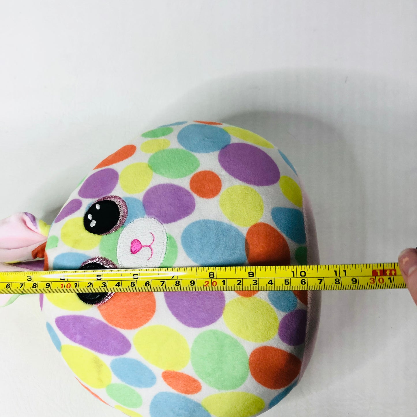 2x Ty Beanie Squish-a-Boo Milkshake The Cow & Bloomy the Pastel Easter Bunny Soft Toy Pillows