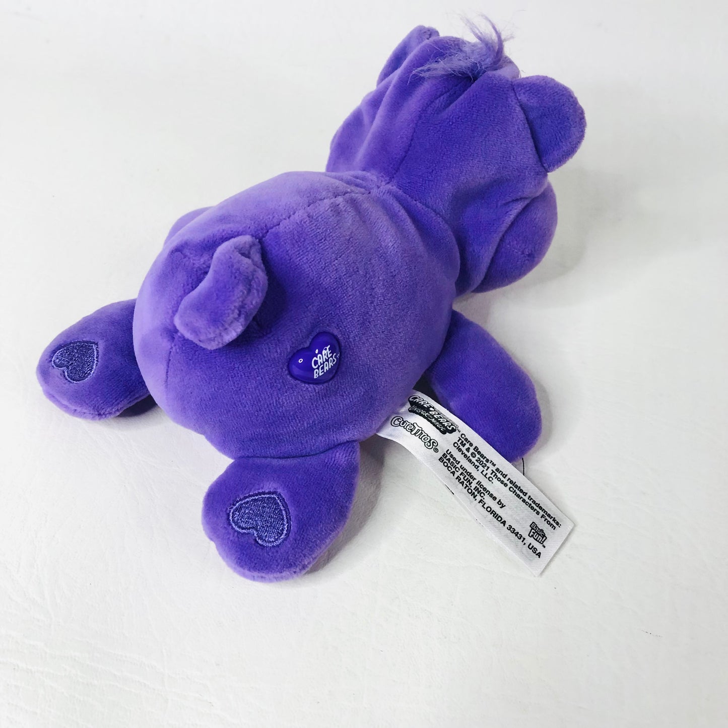 2x Care Bears Cutetitos Plush Soft Toy Purple Share Bear & Green Good Luck Bear