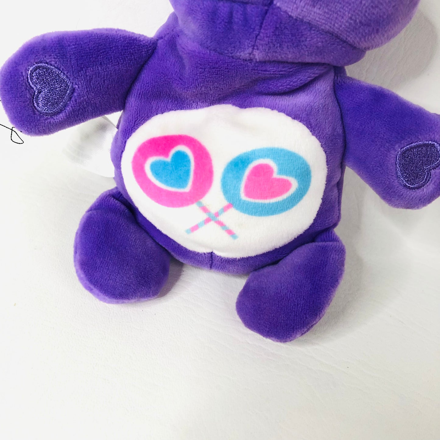 2x Care Bears Cutetitos Plush Soft Toy Purple Share Bear & Green Good Luck Bear