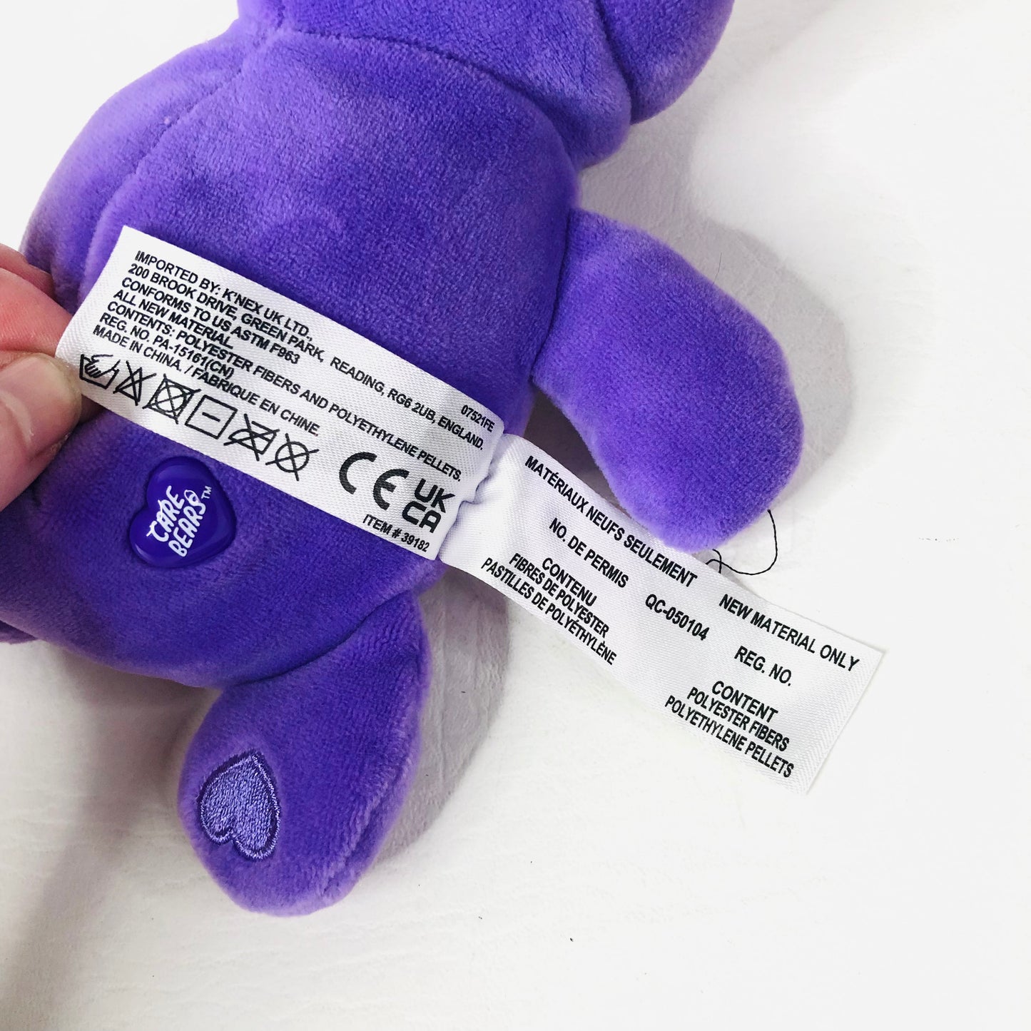 2x Care Bears Cutetitos Plush Soft Toy Purple Share Bear & Green Good Luck Bear