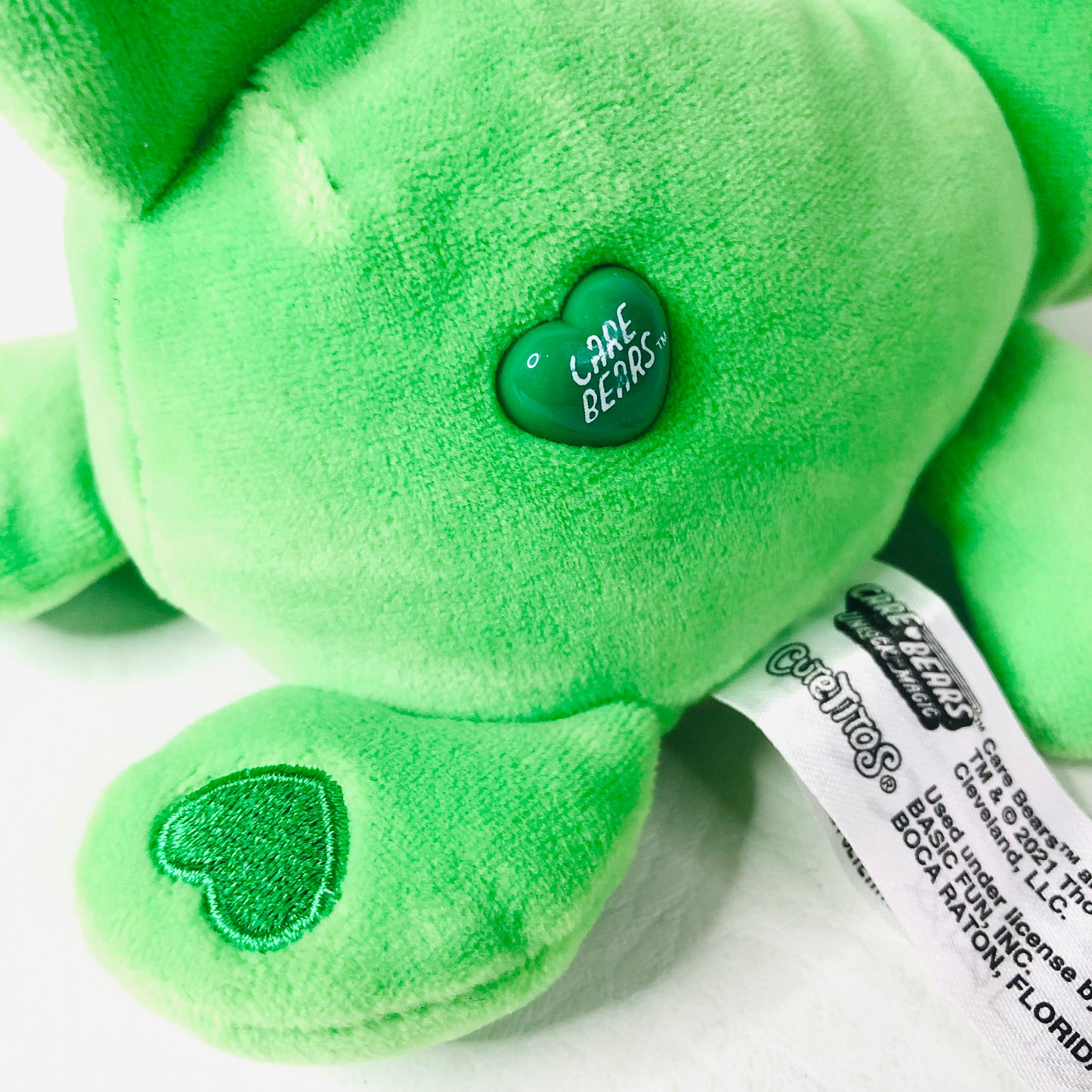 2x Care Bears Cutetitos Plush Soft Toy Purple Share Bear & Green Good Luck Bear