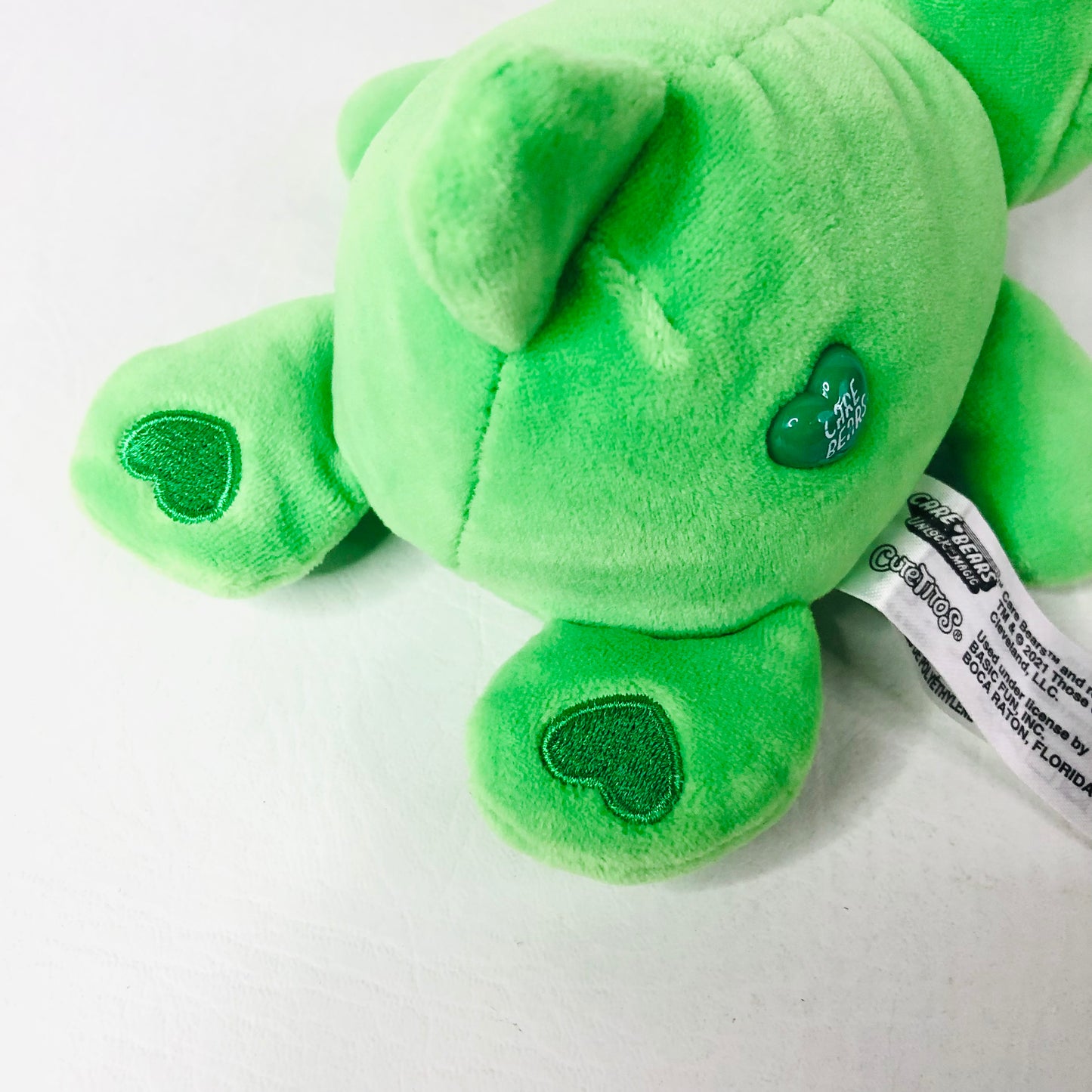 2x Care Bears Cutetitos Plush Soft Toy Purple Share Bear & Green Good Luck Bear