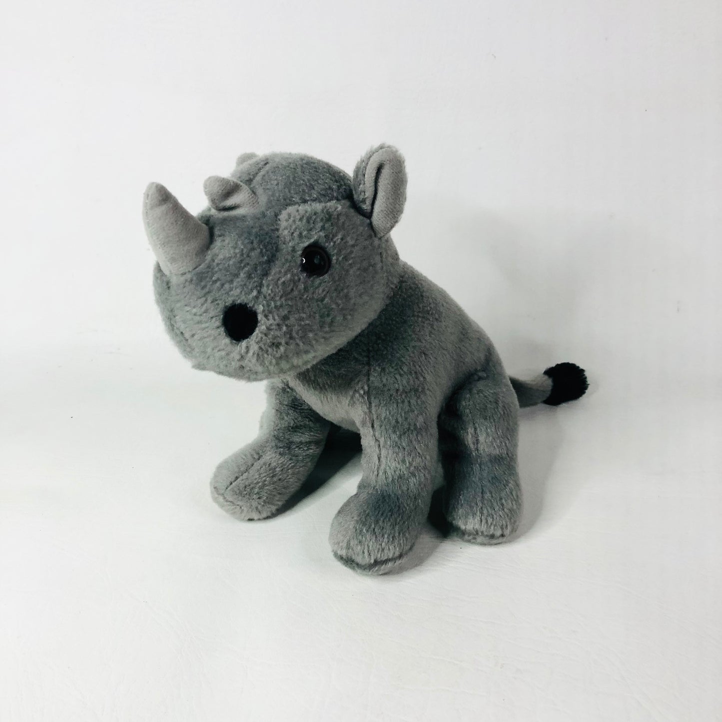 Ravensden Rhino (Rhinoceros) Small Grey Soft Toy Safari Animal Plush 30CM