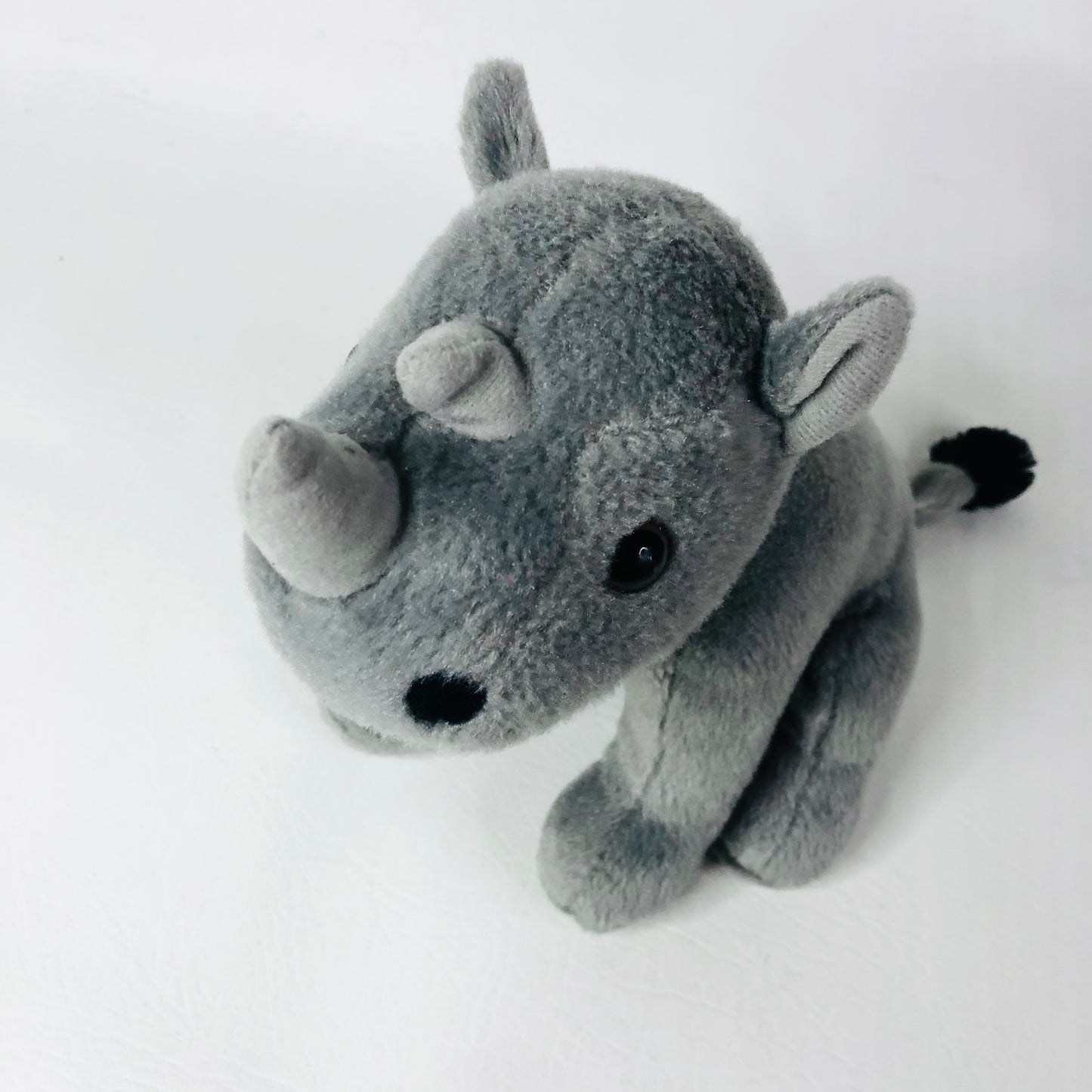 Ravensden Rhino (Rhinoceros) Small Grey Soft Toy Safari Animal Plush 30CM