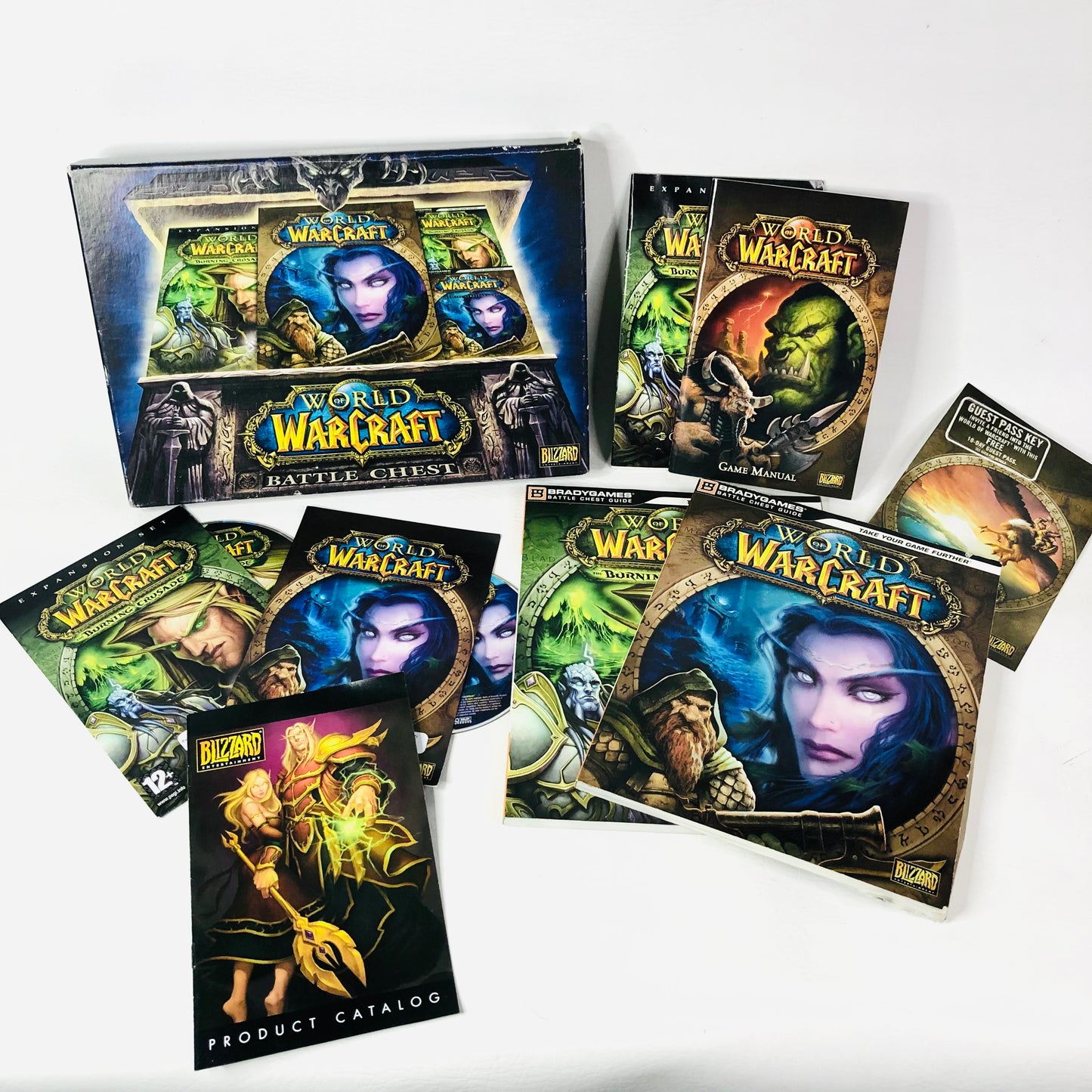 World of Warcraft Battle Chest PC & Mac Game COMPLETE Retro Blizzard Collectible