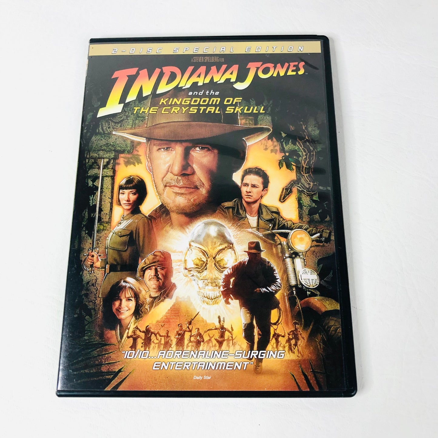 Indiana Jones The Complete Adventure Collection 4 Movie DVD Set Steven Spielberg