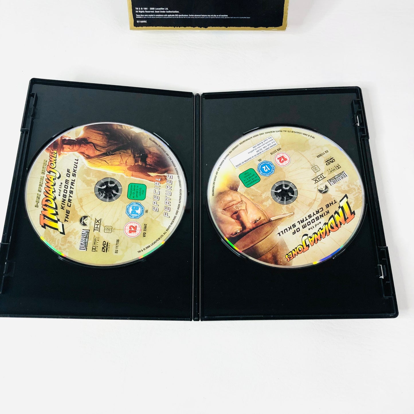 Indiana Jones The Complete Adventure Collection 4 Movie DVD Set Steven Spielberg