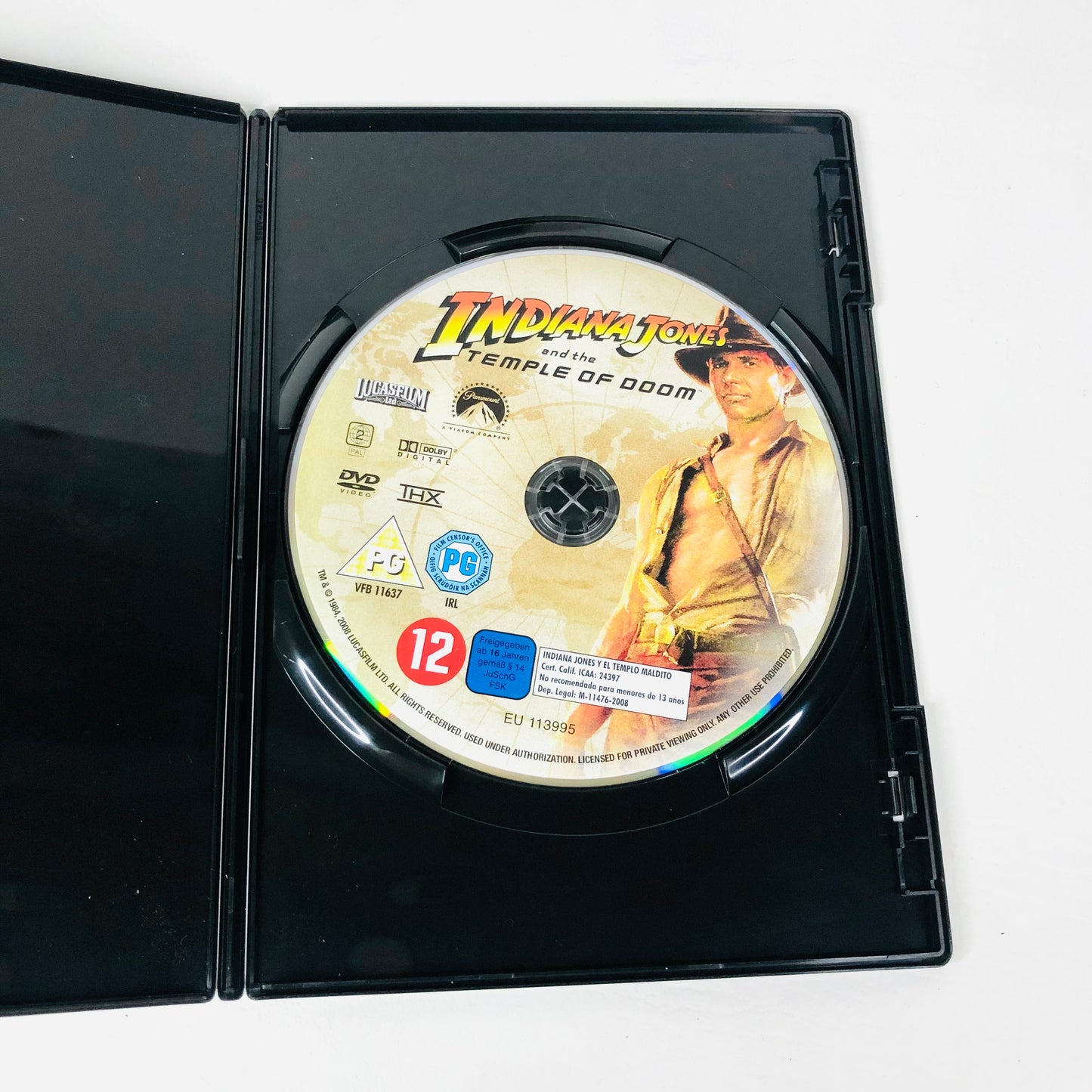 Indiana Jones The Complete Adventure Collection 4 Movie DVD Set Steven Spielberg