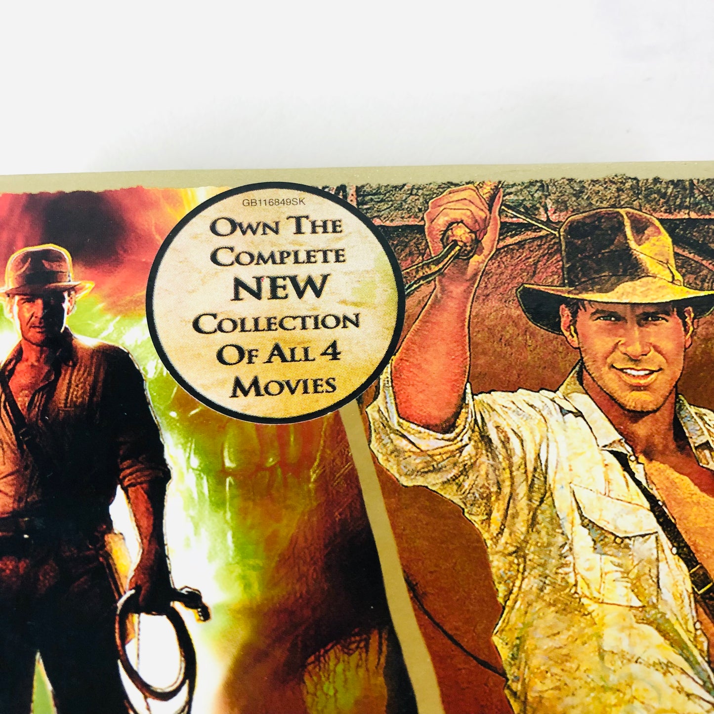 Indiana Jones The Complete Adventure Collection 4 Movie DVD Set Steven Spielberg