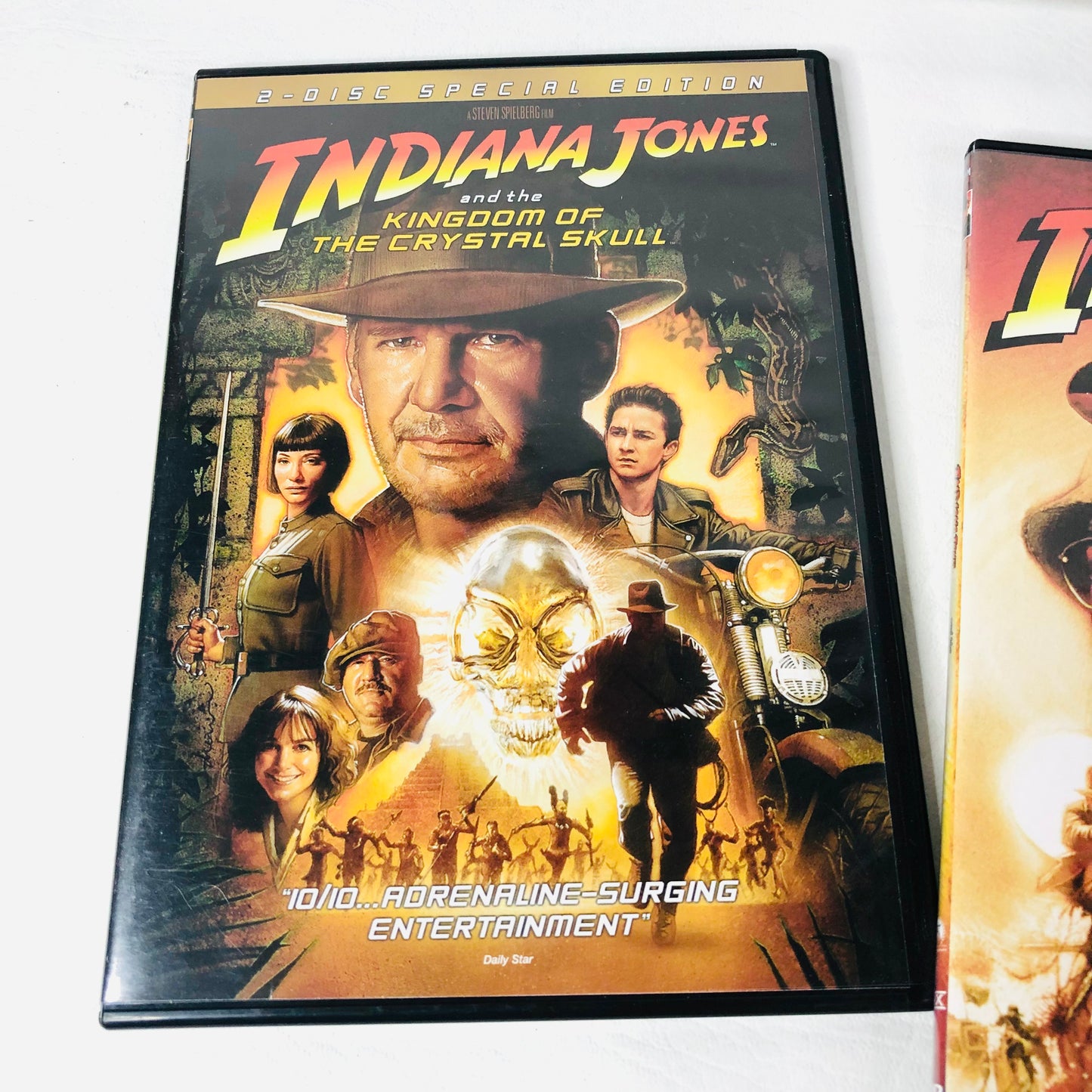 Indiana Jones The Complete Adventure Collection 4 Movie DVD Set Harrison Ford