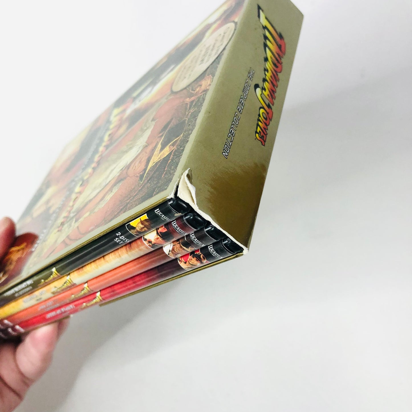 Indiana Jones The Complete Adventure Collection 4 Movie DVD Set Harrison Ford