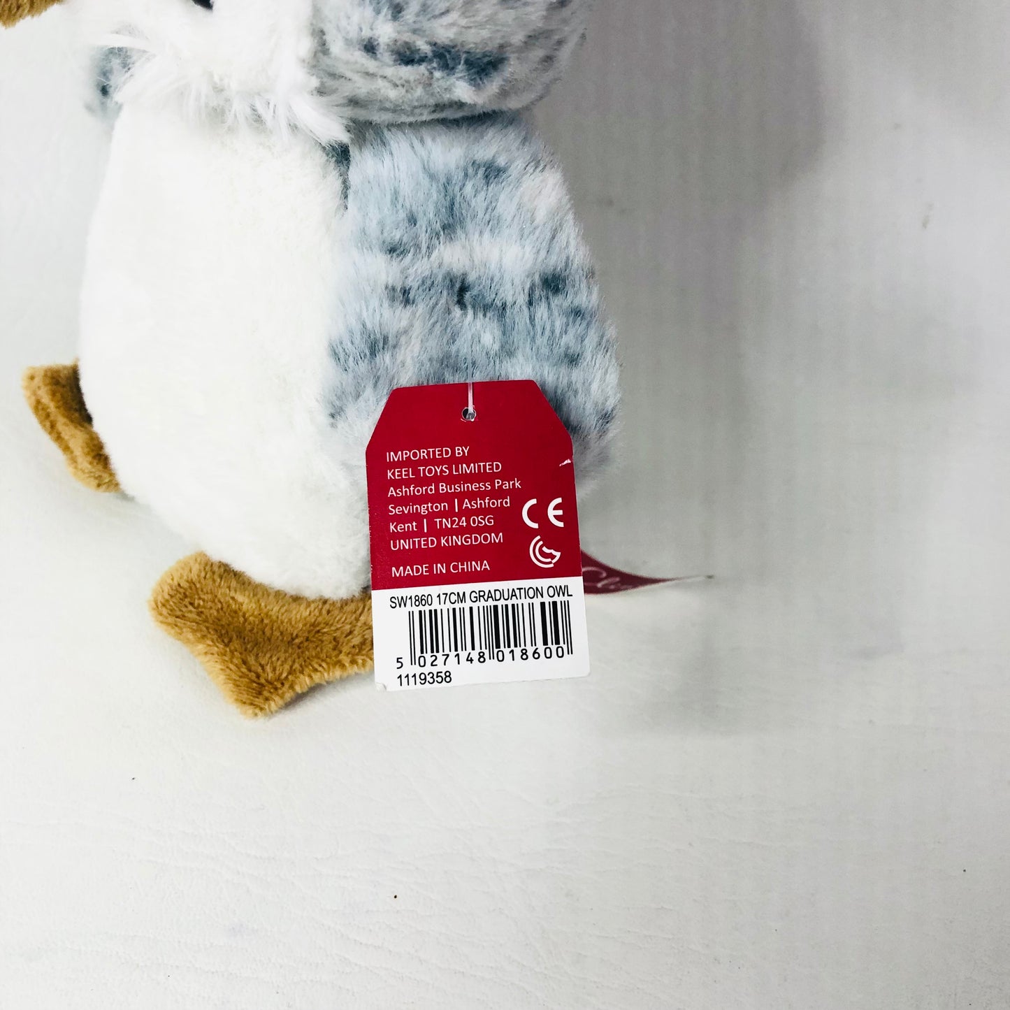 Clintons Toys Graduation Gift Owl Soft Toy Plush New With Tags 17cm