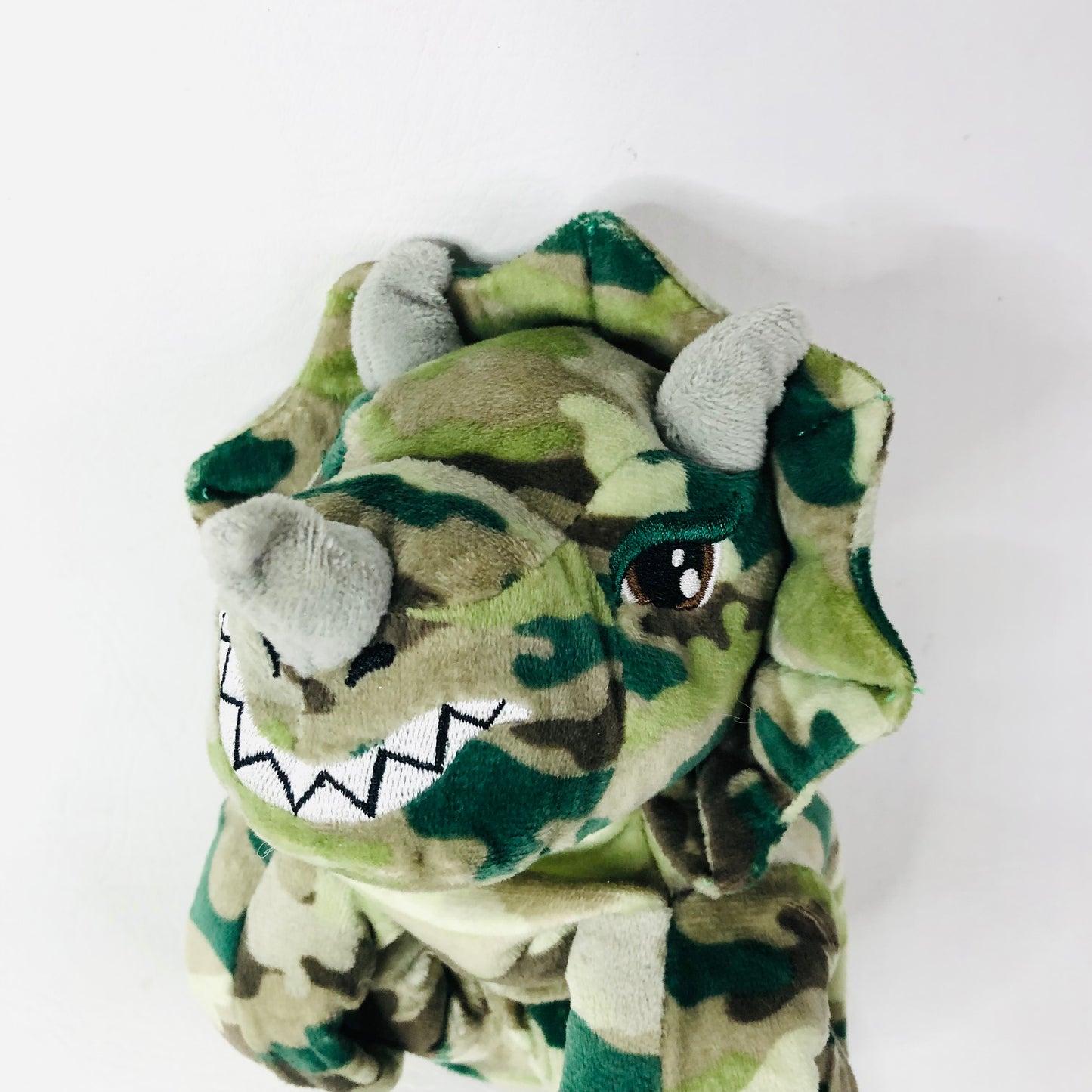Smiggle Hug-a-bud Pal Camouflage Dinosaur Soft Toy Plush Dino 20cm