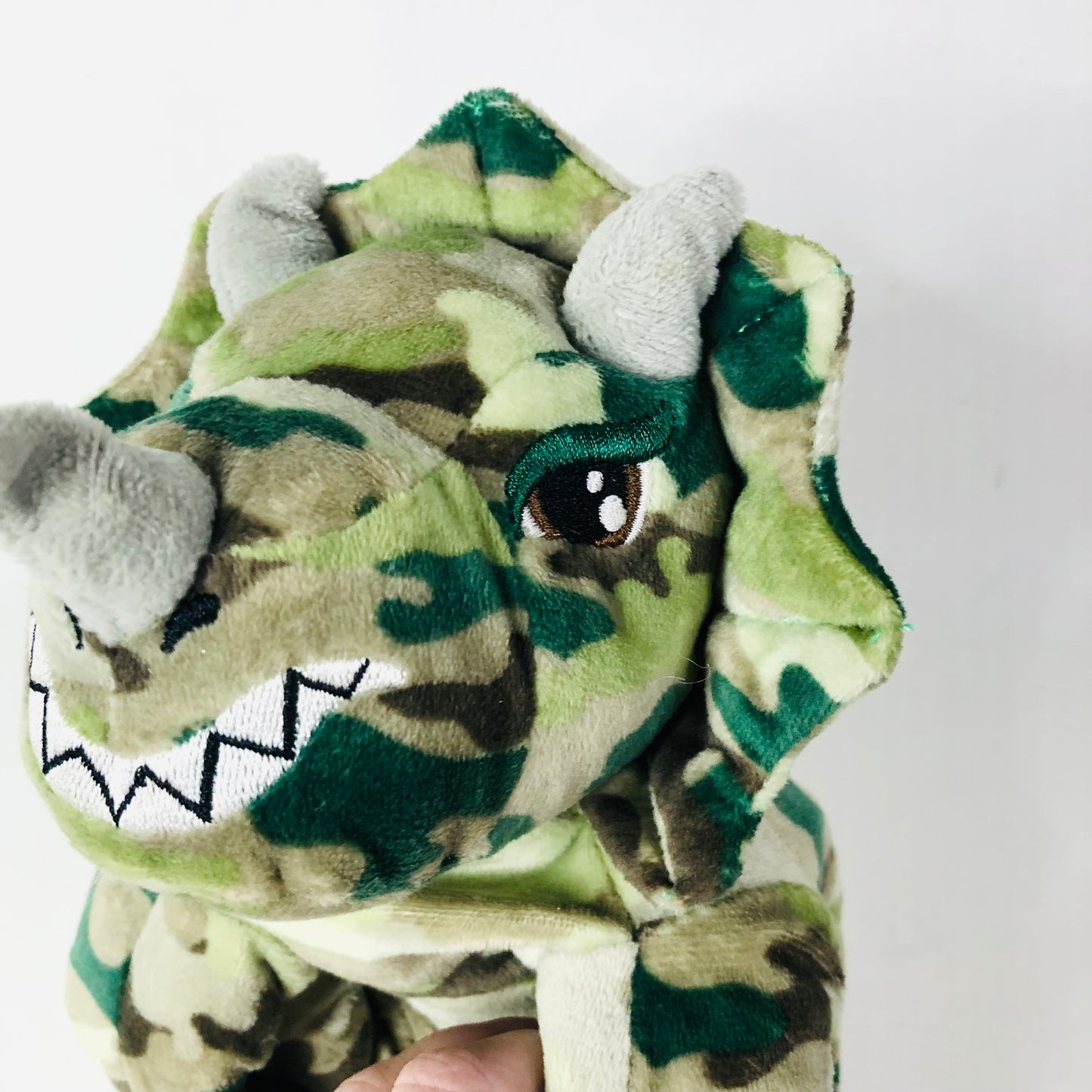 Smiggle Hug-a-bud Pal Camouflage Dinosaur Soft Toy Plush Dino 20cm