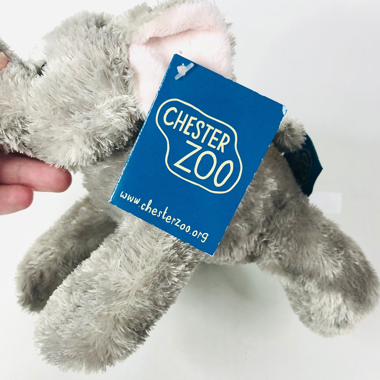 Aurora Chester Zoo Asian Elephant Plush Soft Toy 25cm Grey Stuffed Animal - NEW