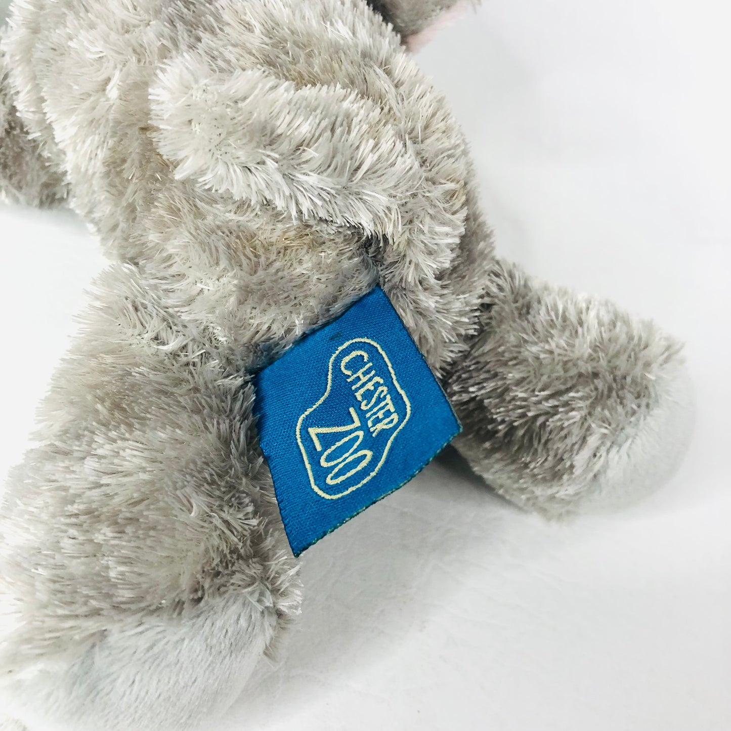 Aurora Chester Zoo Asian Elephant Plush Soft Toy 25cm Grey Stuffed Animal - NEW