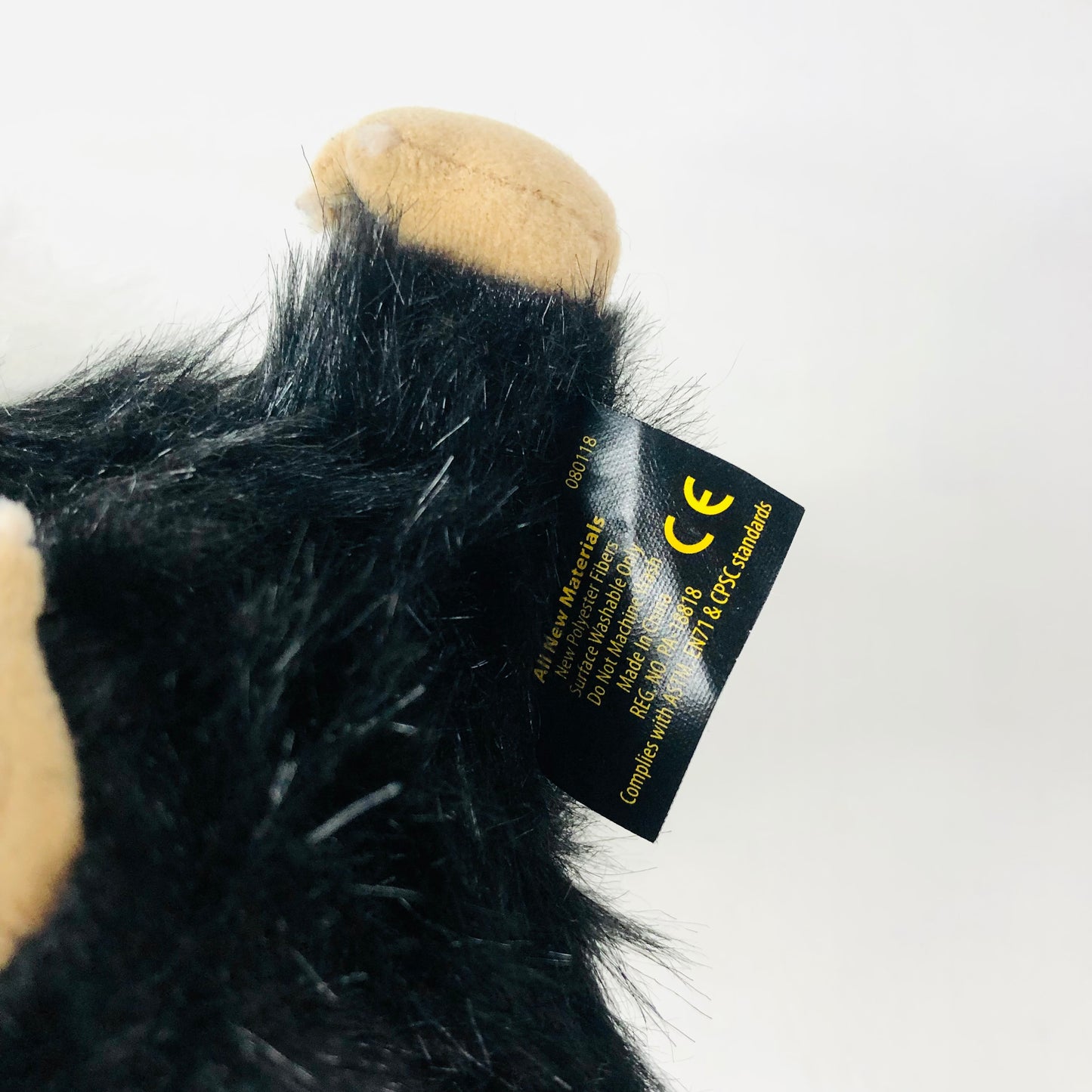 Noble Collection Crimes of Grindelwald Baby Niffler Soft Toy Plush Black & White