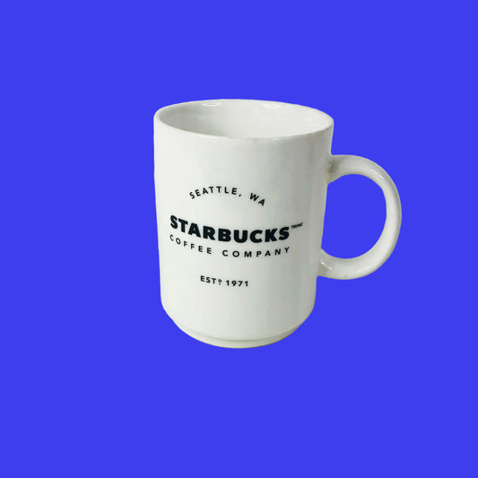 Starbucks Mug Coffee Company Seattle WA Est 1971 2018 14 Oz Stackable Cup