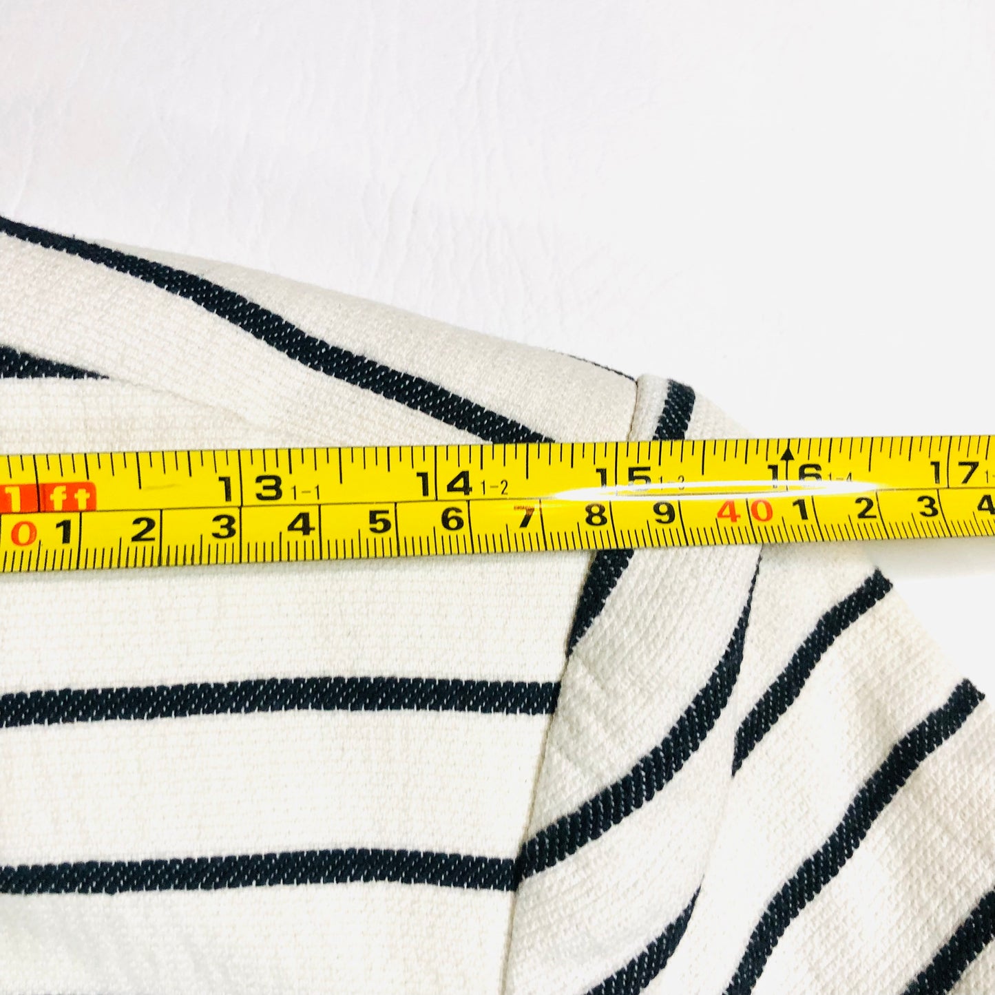 Kew 159 Monochrome Thin Striped Coat Dress – Chic Parisian Style - Size UK 10