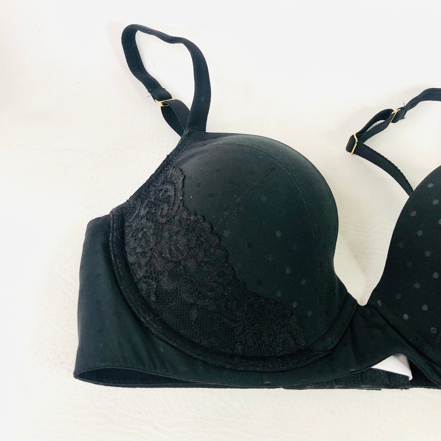 Promise By Roser Samon Black Relleno Padded Bra Size 32D New Designer