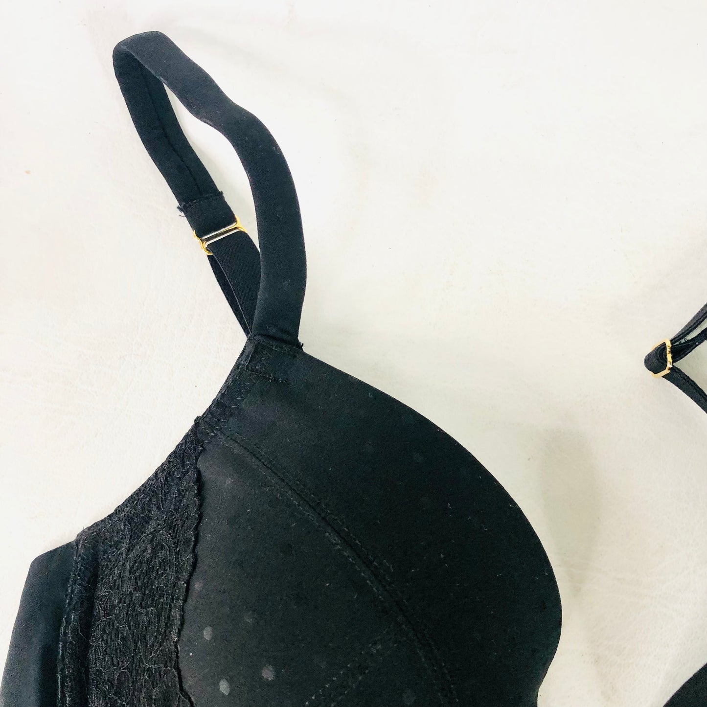 Promise By Roser Samon Black Relleno Padded Bra Size 32D New Designer