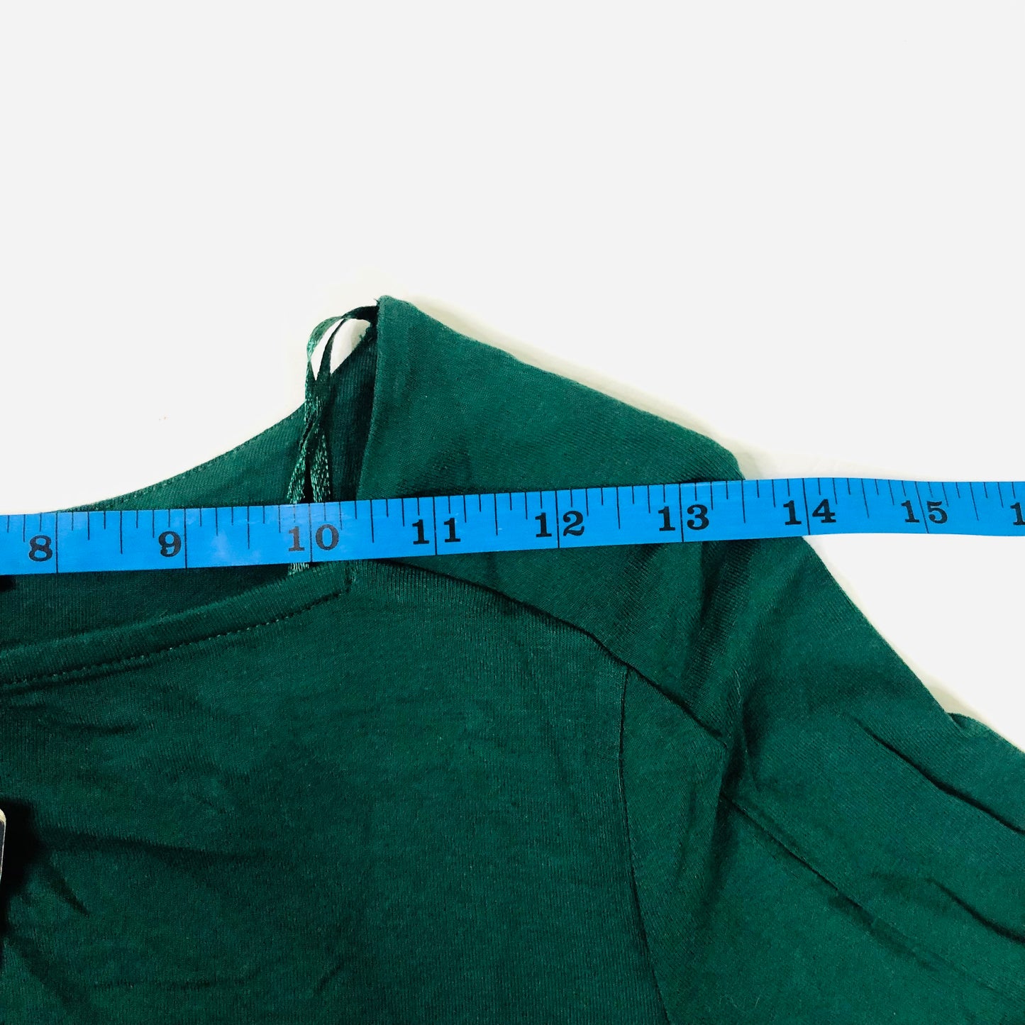 M&S Collection Top Longline Size 6 Bottle Green Contrast Black Hem  RRP £25 NEW