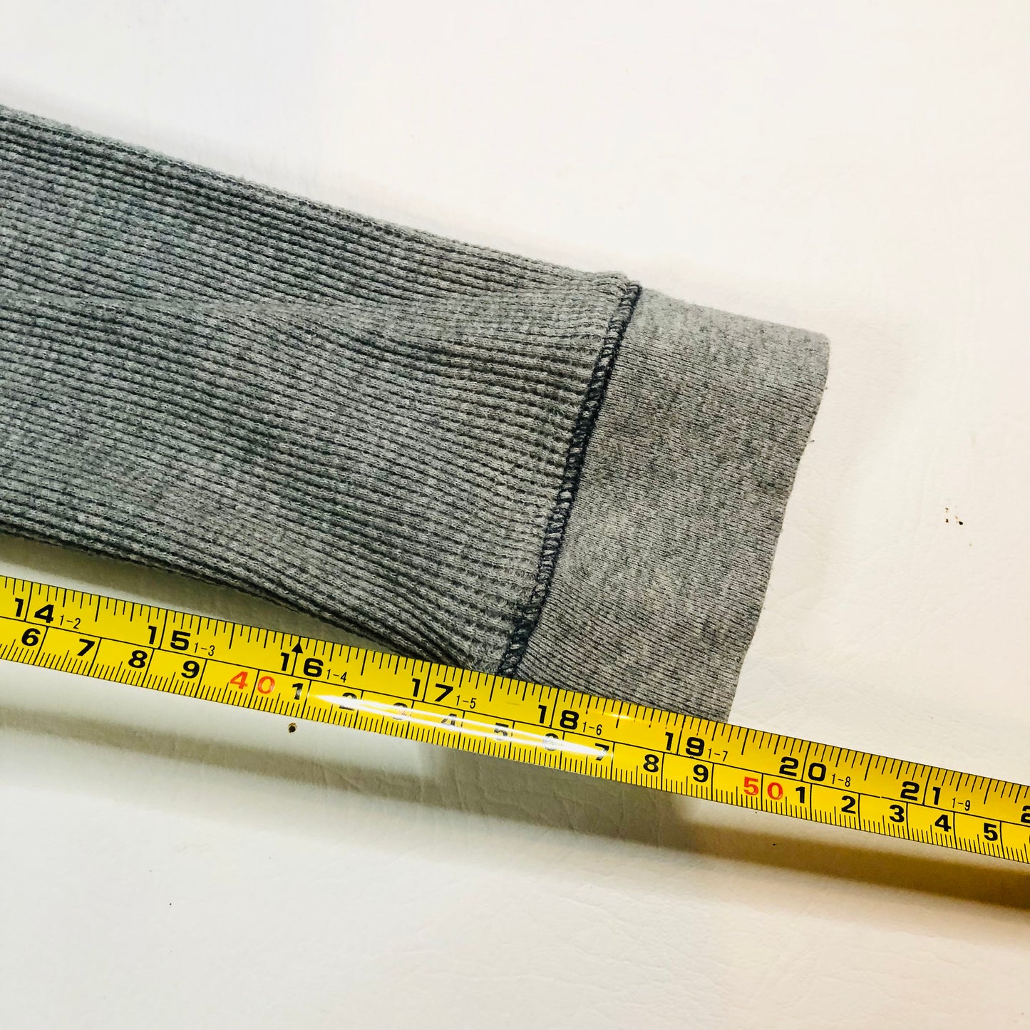 Boden Mini Grey Boys Long Sleeved Waffle Top T-Shirt Age 11-12 Years