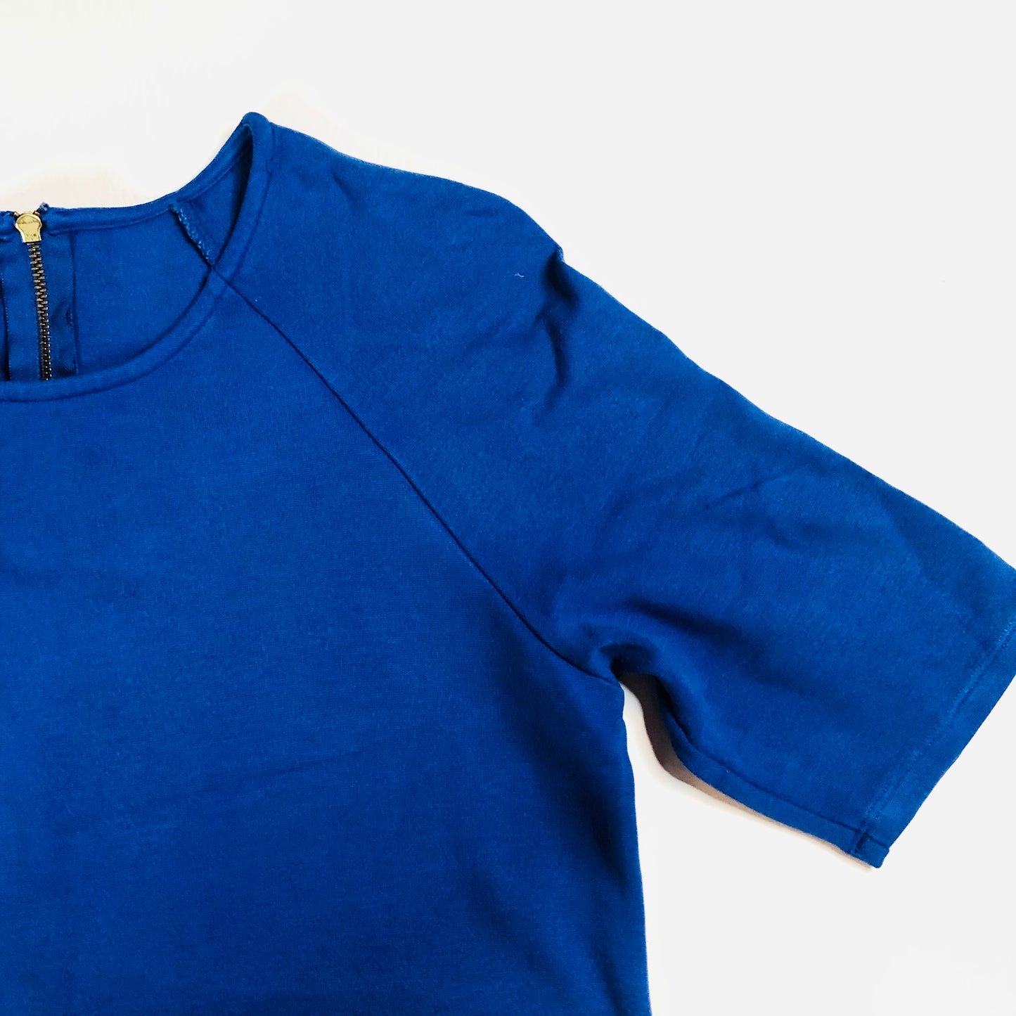 Baukjen Royal Blue stretch Casual Short Sleeve Dress Size 12