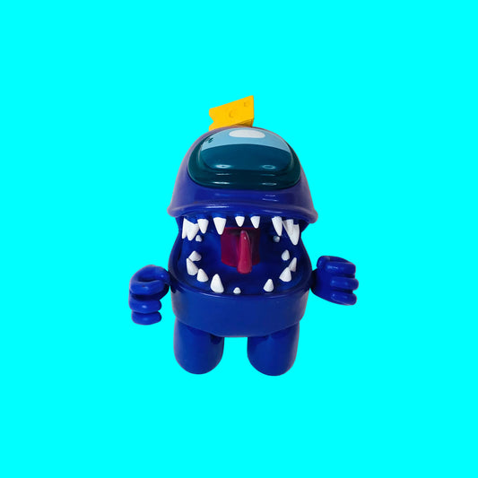 Among Us Action Figure Purple Crewmate 7" Tall With Cheese Accessory by Innersloth