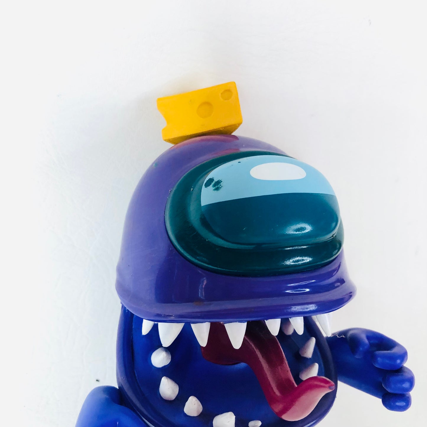 Among Us Action Figure Purple Crewmate 7" Tall With Cheese Accessory by Innersloth