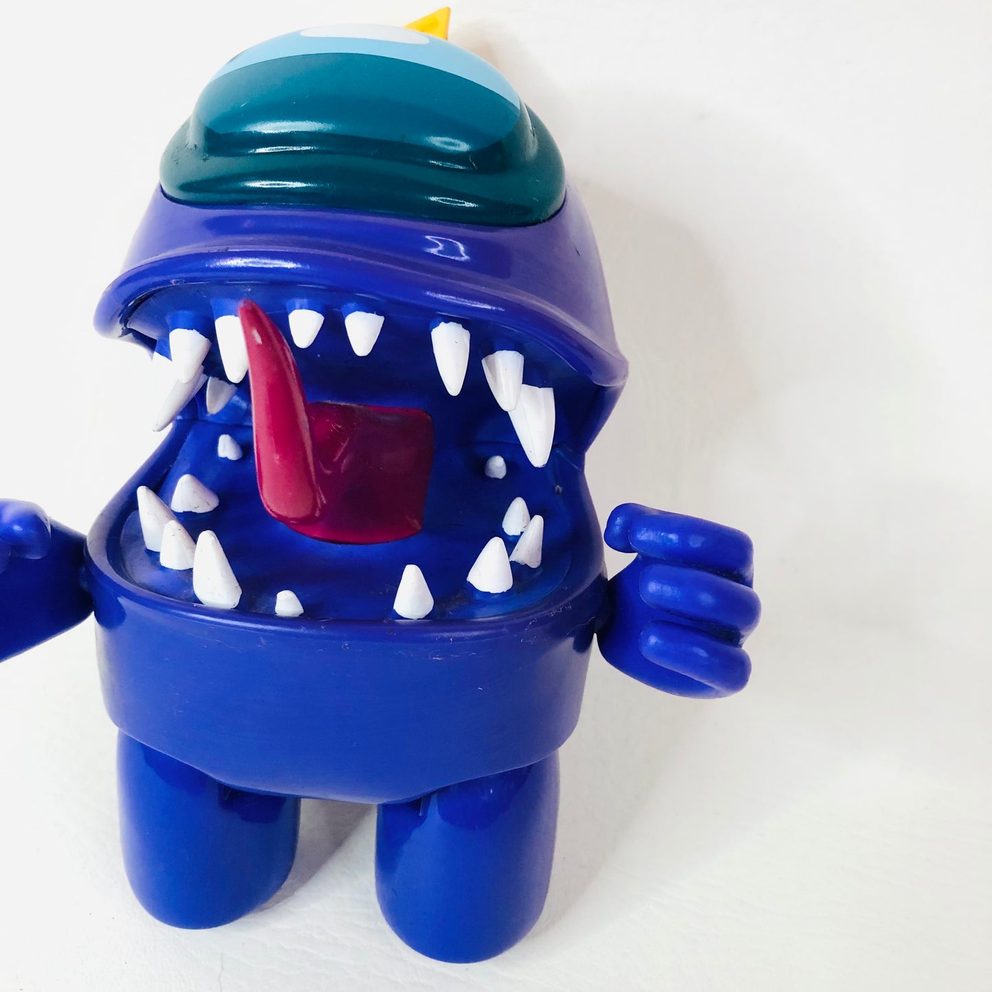 Among Us Action Figure Purple Crewmate 7" Tall With Cheese Accessory by Innersloth