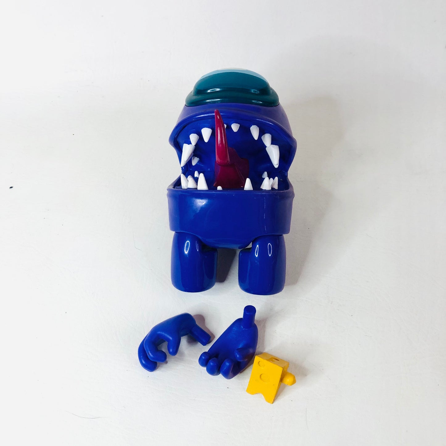 Among Us Action Figure Purple Crewmate 7" Tall With Cheese Accessory by Innersloth