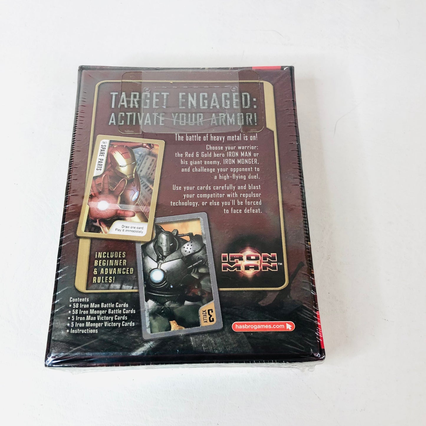 MB Games - Iron Man Battling Card Game. Hasbro Games New Sealed