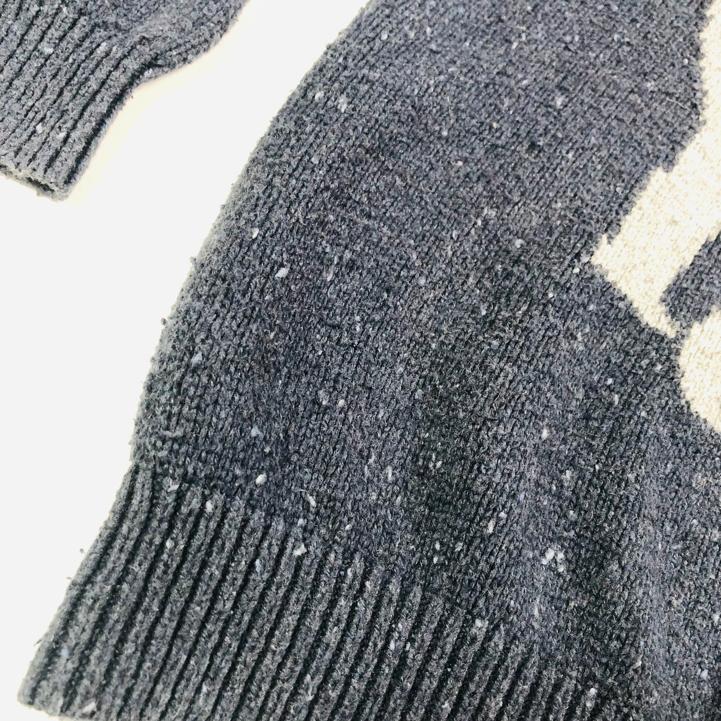 FatFace Boys Blue Animal Baboon Graphic Knit Hooded Jumper Age 10-11 Years