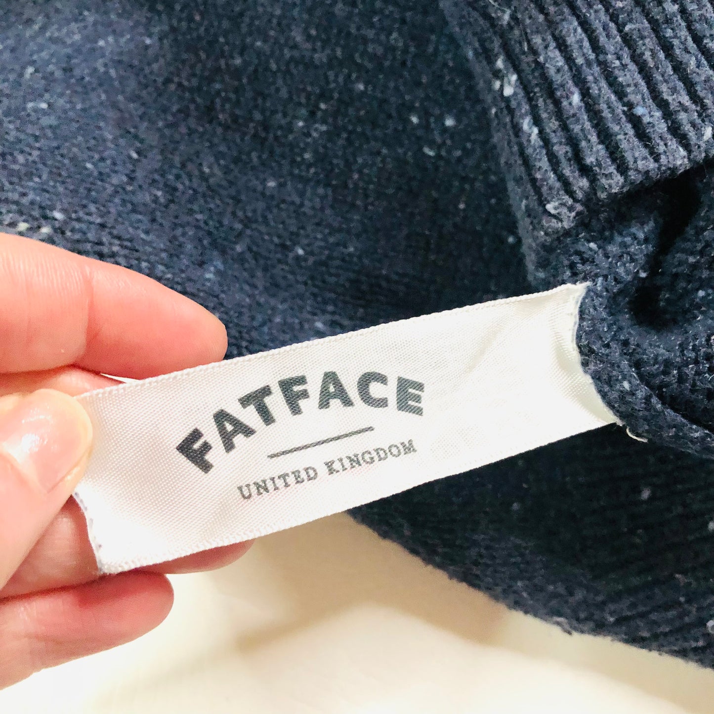 FatFace Boys Blue Animal Baboon Graphic Knit Hooded Jumper Age 10-11 Years