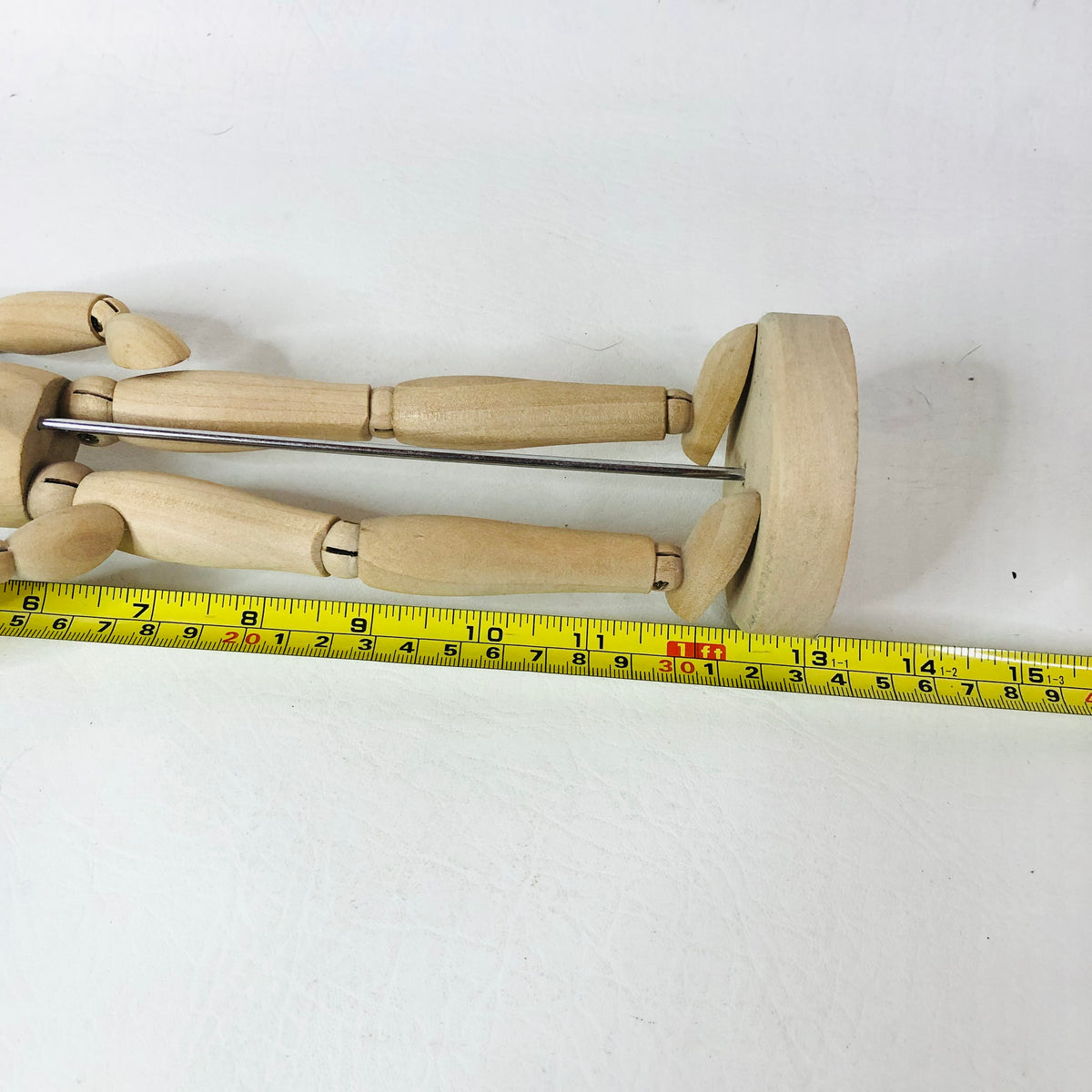 Retro IKEA Gestalta Artists 13" Poseable Wooden Dummy Figurine & Smaller 6” Figure