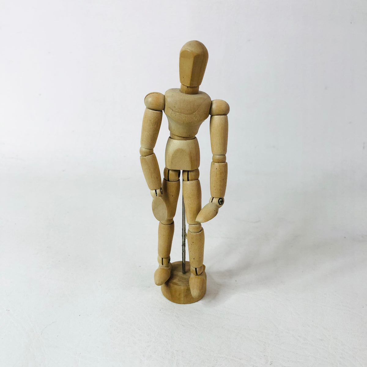 Retro IKEA Gestalta Artists 13" Poseable Wooden Dummy Figurine & Smaller 6” Figure