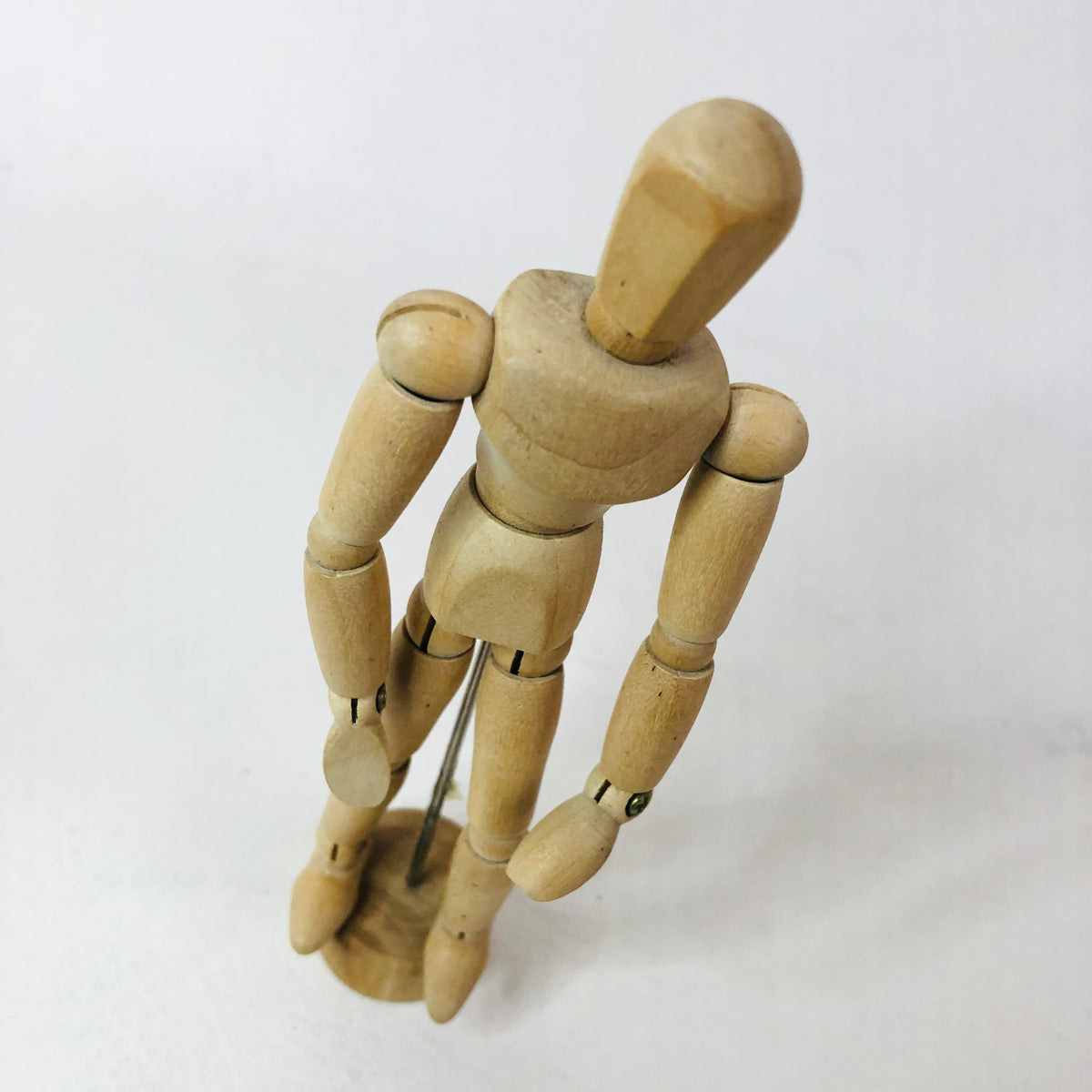Retro IKEA Gestalta Artists 13" Poseable Wooden Dummy Figurine & Smaller 6” Figure