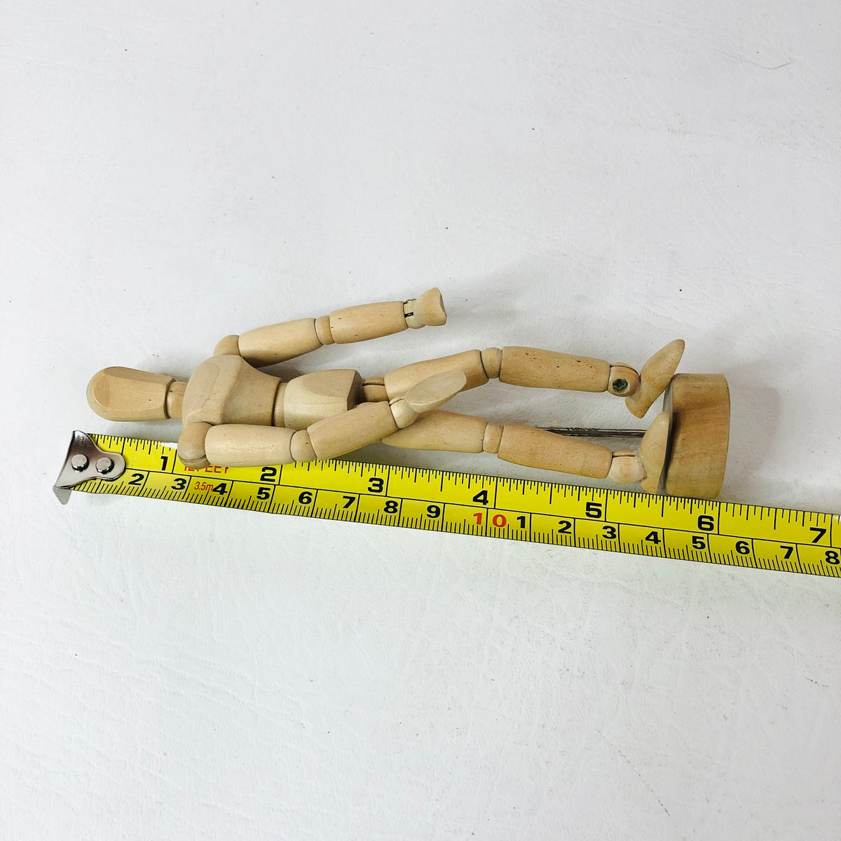 Retro IKEA Gestalta Artists 13" Poseable Wooden Dummy Figurine & Smaller 6” Figure