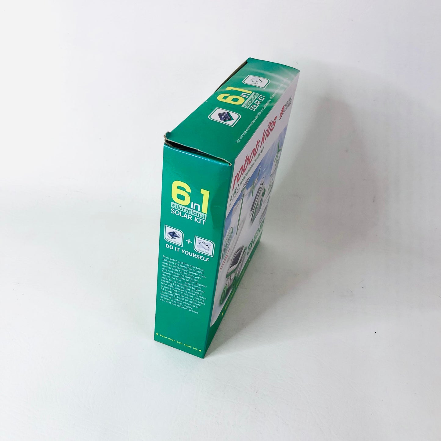 Solar Science - 6 in 1 Educational Build Your Own Solar Robot Kit - Ages 10+