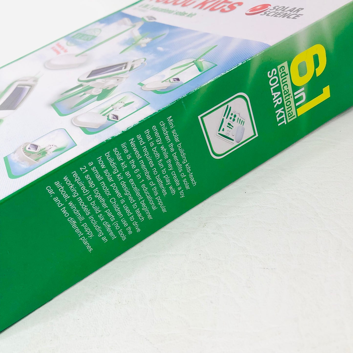 Solar Science - 6 in 1 Educational Build Your Own Solar Robot Kit - Ages 10+
