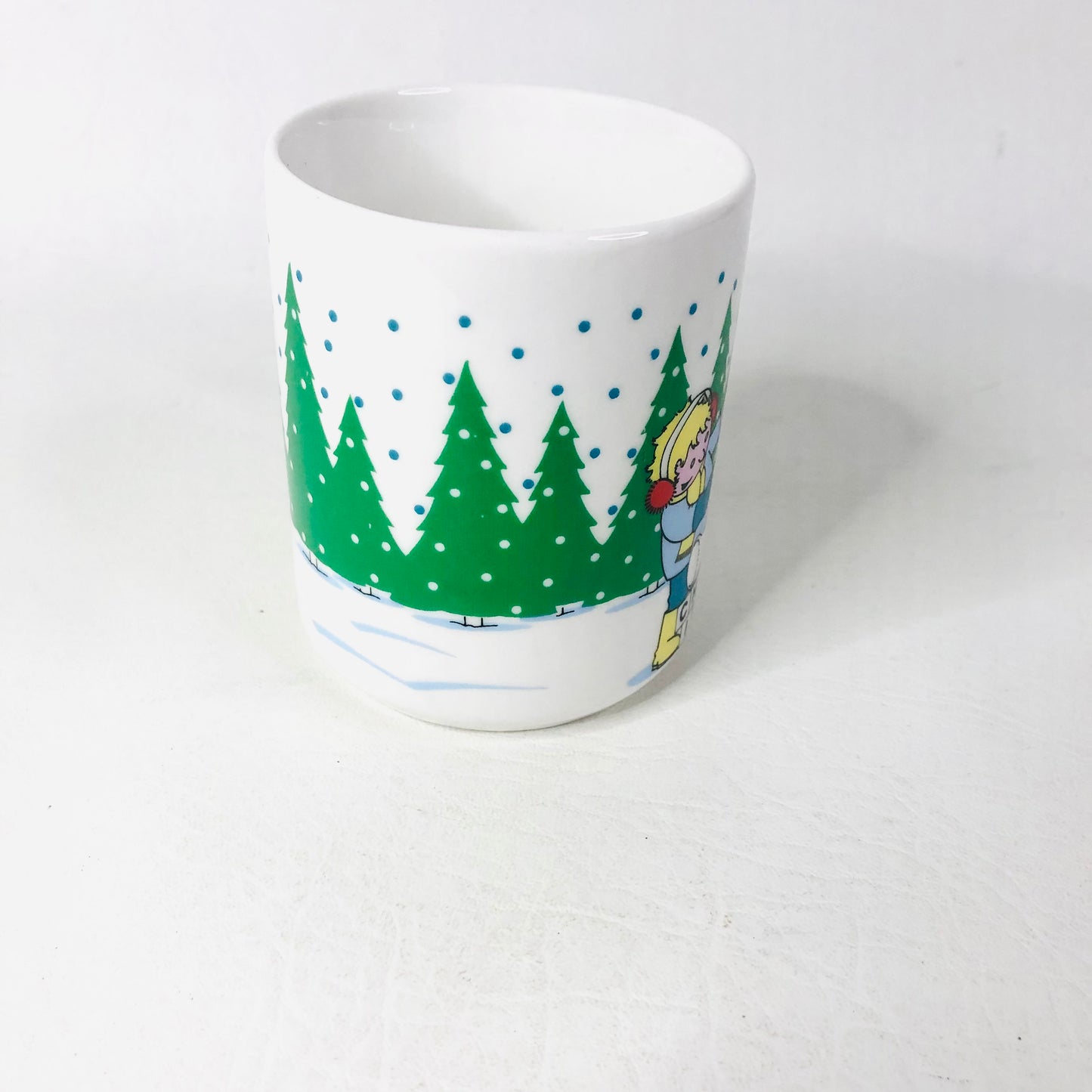 Vintage BBC Children In Need 1986 Mugs Pudsey Bear Christmas Collectable Cup VGC