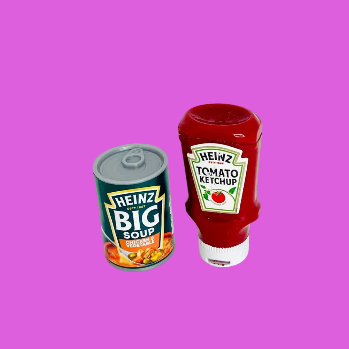 ZURU 5 | Mini Brands Series 1 UK | Food Heinz Bundle | Tomato Ketchup | Big Soup